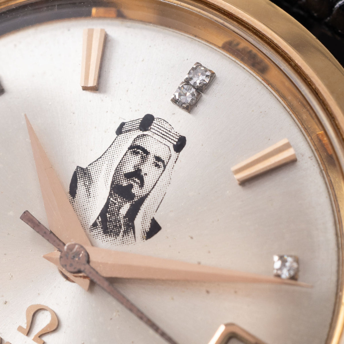 Omega Seamaster Dresswatch in 18k Rose Gold Diamond Markers for Sheikh Bin Salman of Bahrein ref. 166010 62