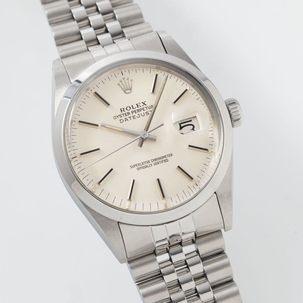Rolex Datejust 16000 Creamy Silver Soleil Dial
