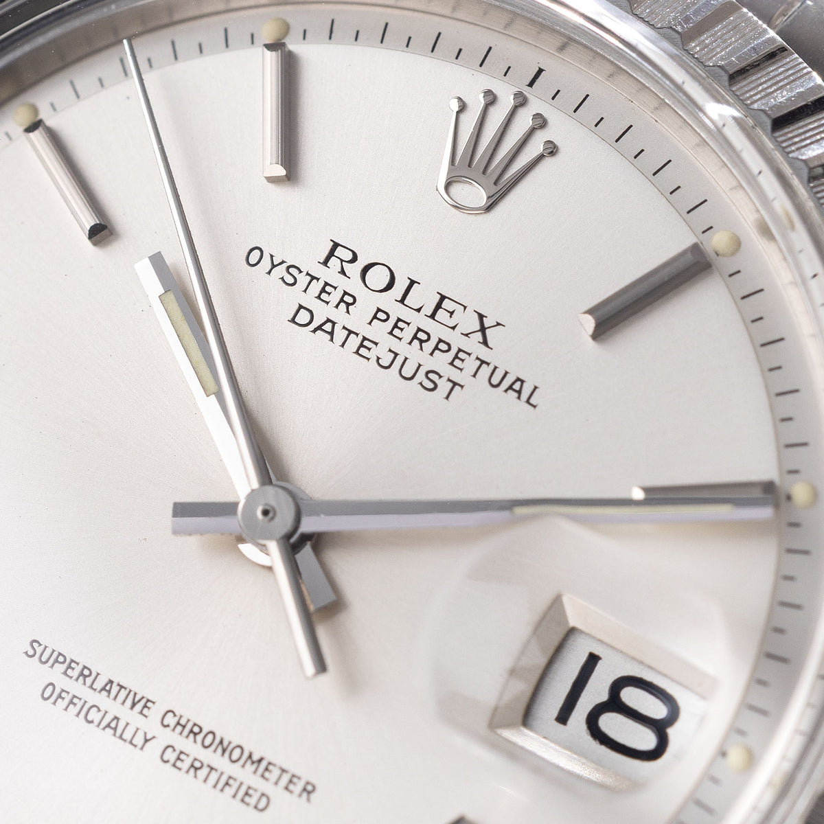 Rolex Datejust Ref. 1603 - Silver Soleil Dial, Box & Original Papers