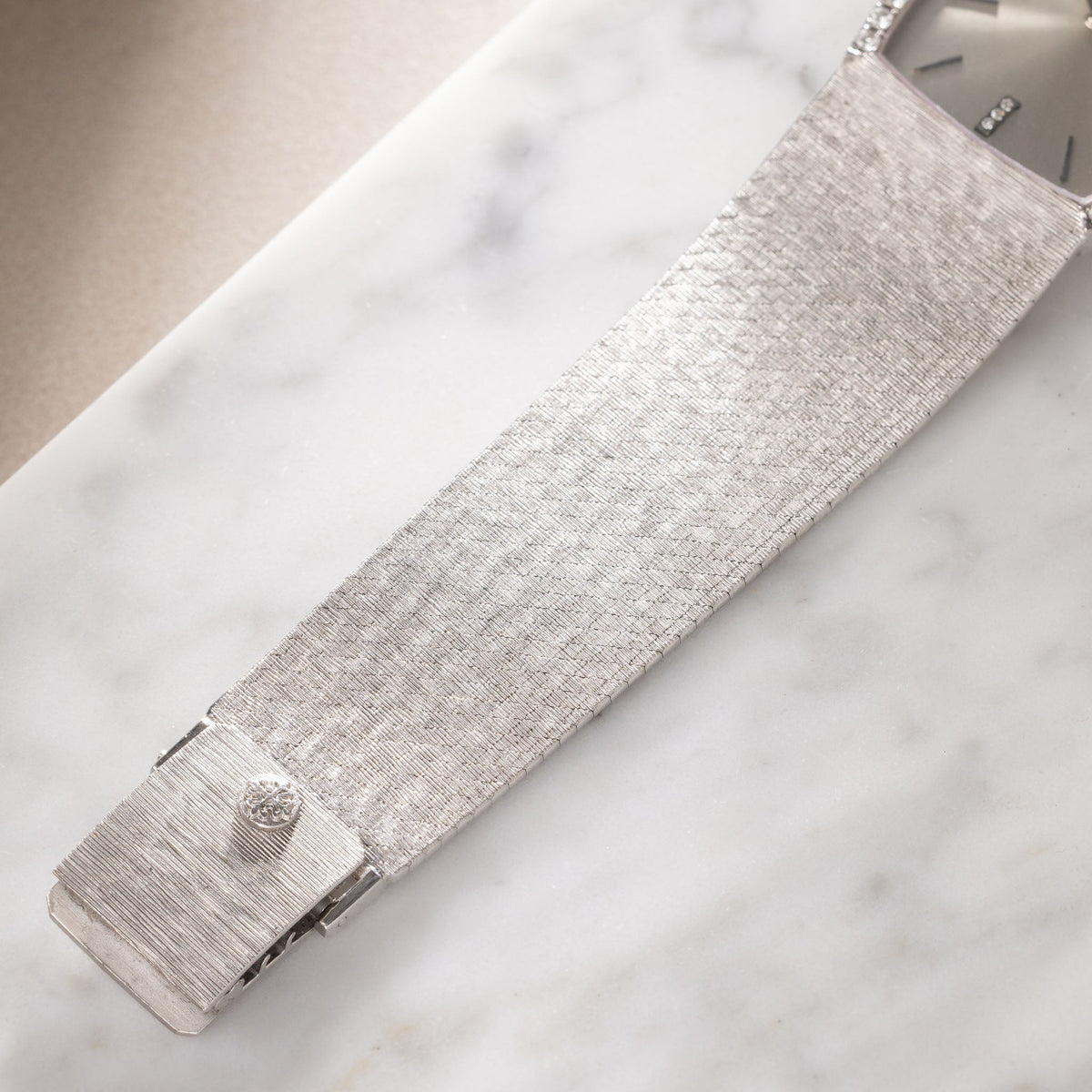 Patek Philippe Gondolo Ref. 3528/4 - Rare Diamond-Set 18K White Gold with Integrated Asprey-Signed Bracelet