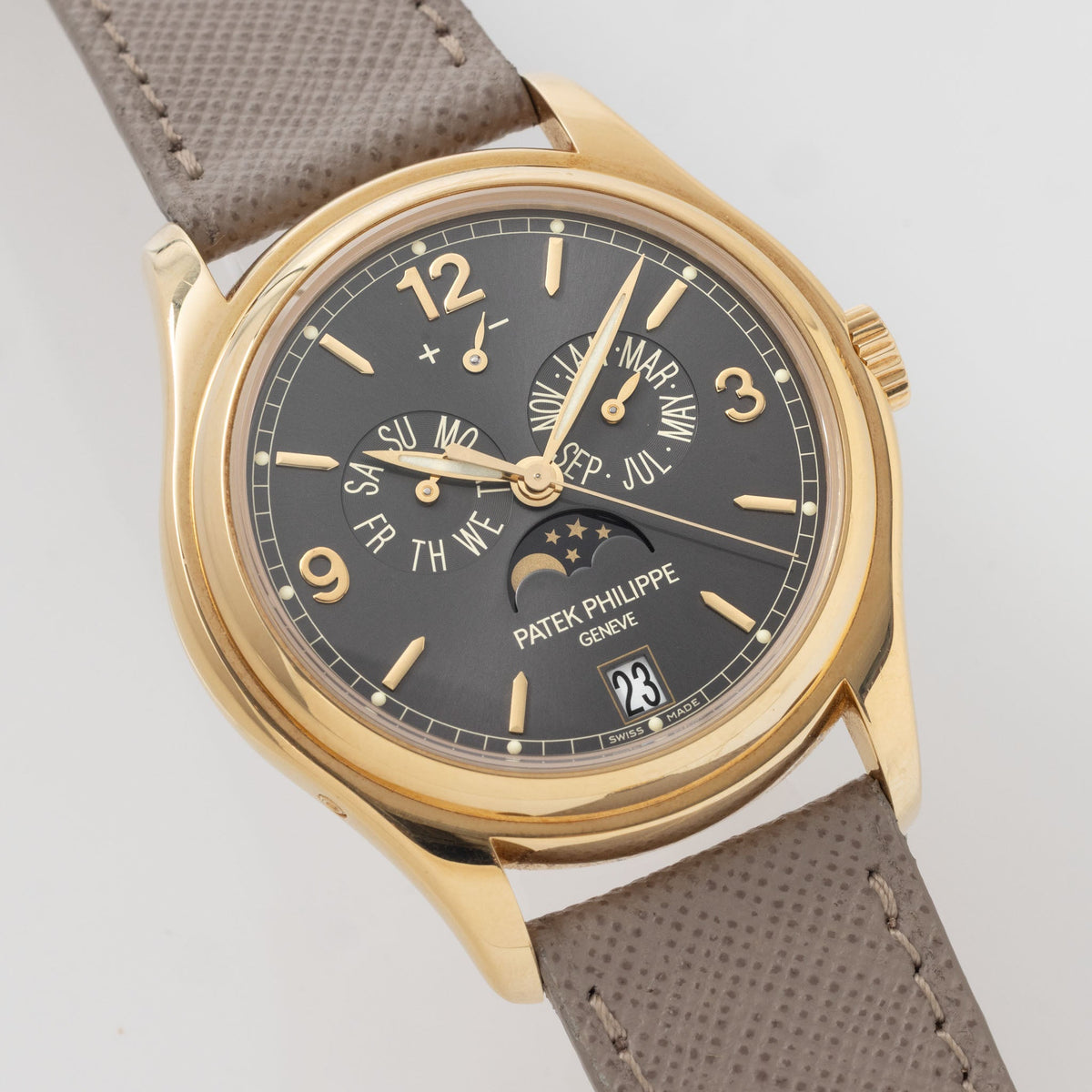 Patek Philippe Annual Calendar 5146J 010  Slate Grey Dial in 18k Yellow Gold
