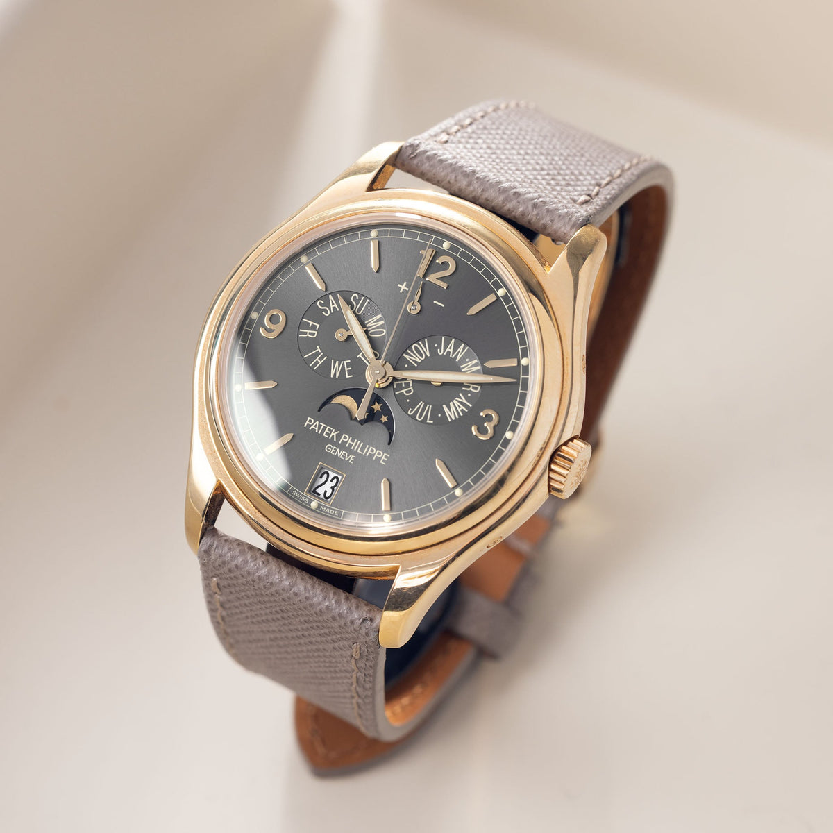 Patek Philippe Annual Calendar 5146J 010  Slate Grey Dial in 18k Yellow Gold