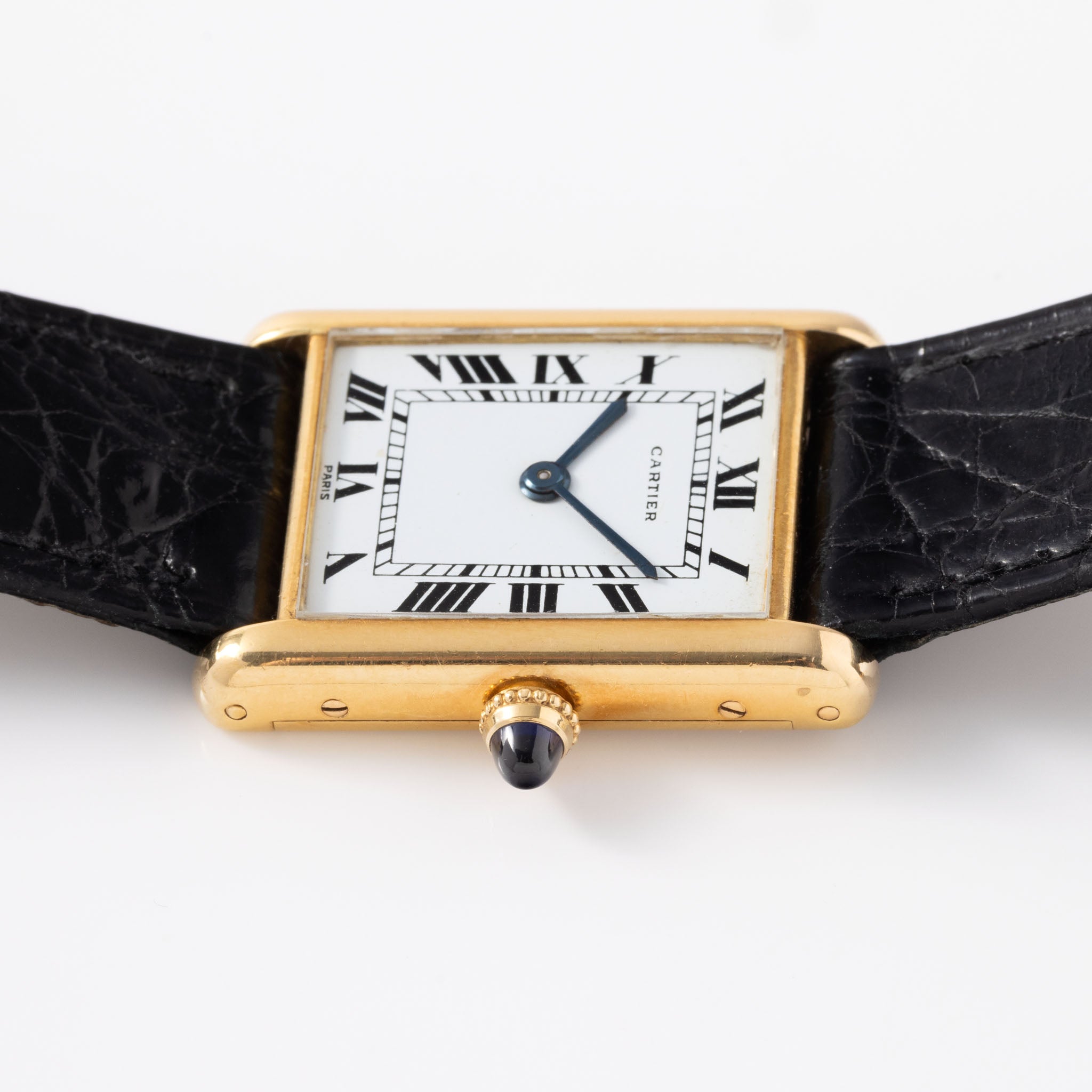 Cartier Tank Louis 18kt gold "Paris dial" Jaeger Movement 1960s