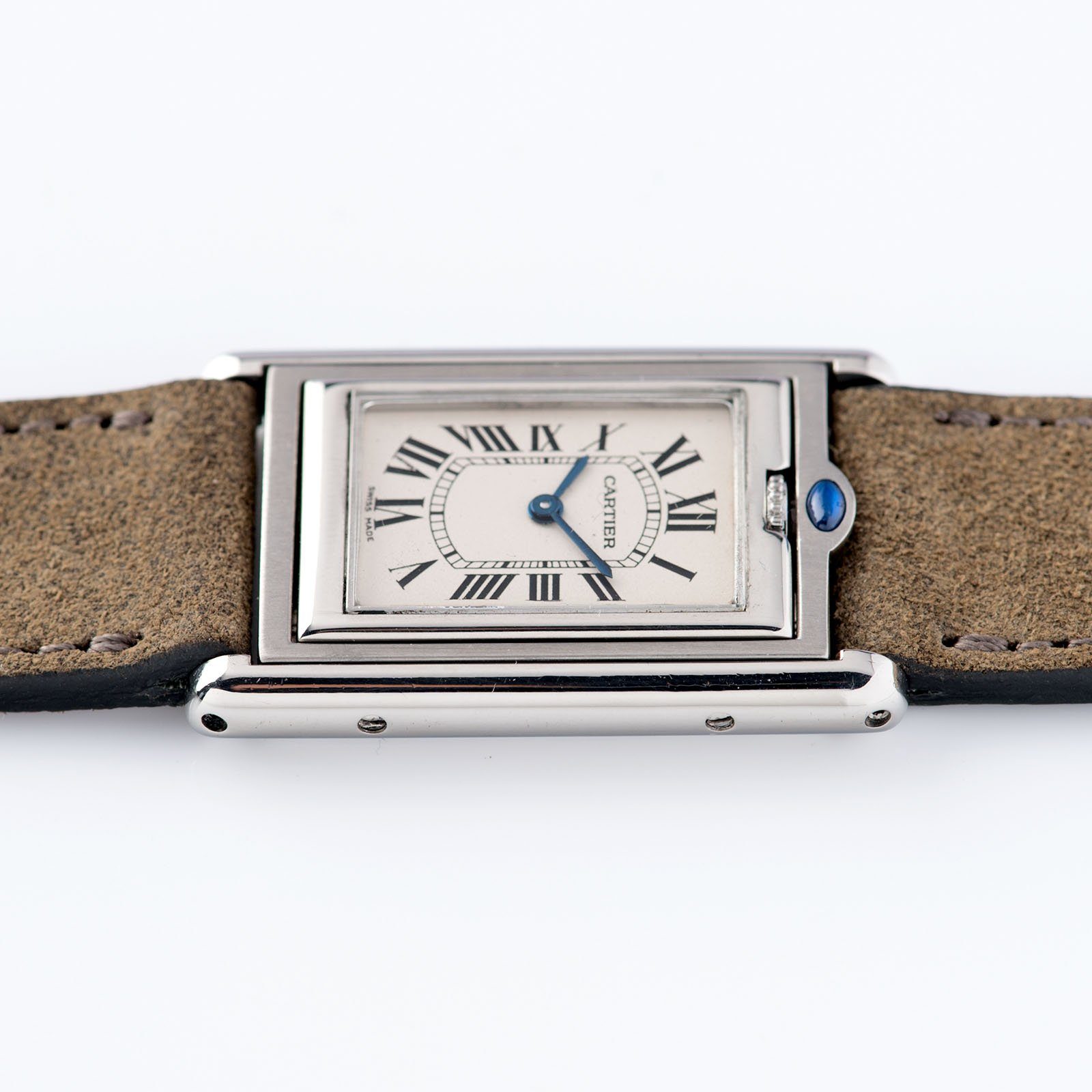 Cartier Tank Basculante Steel 2405