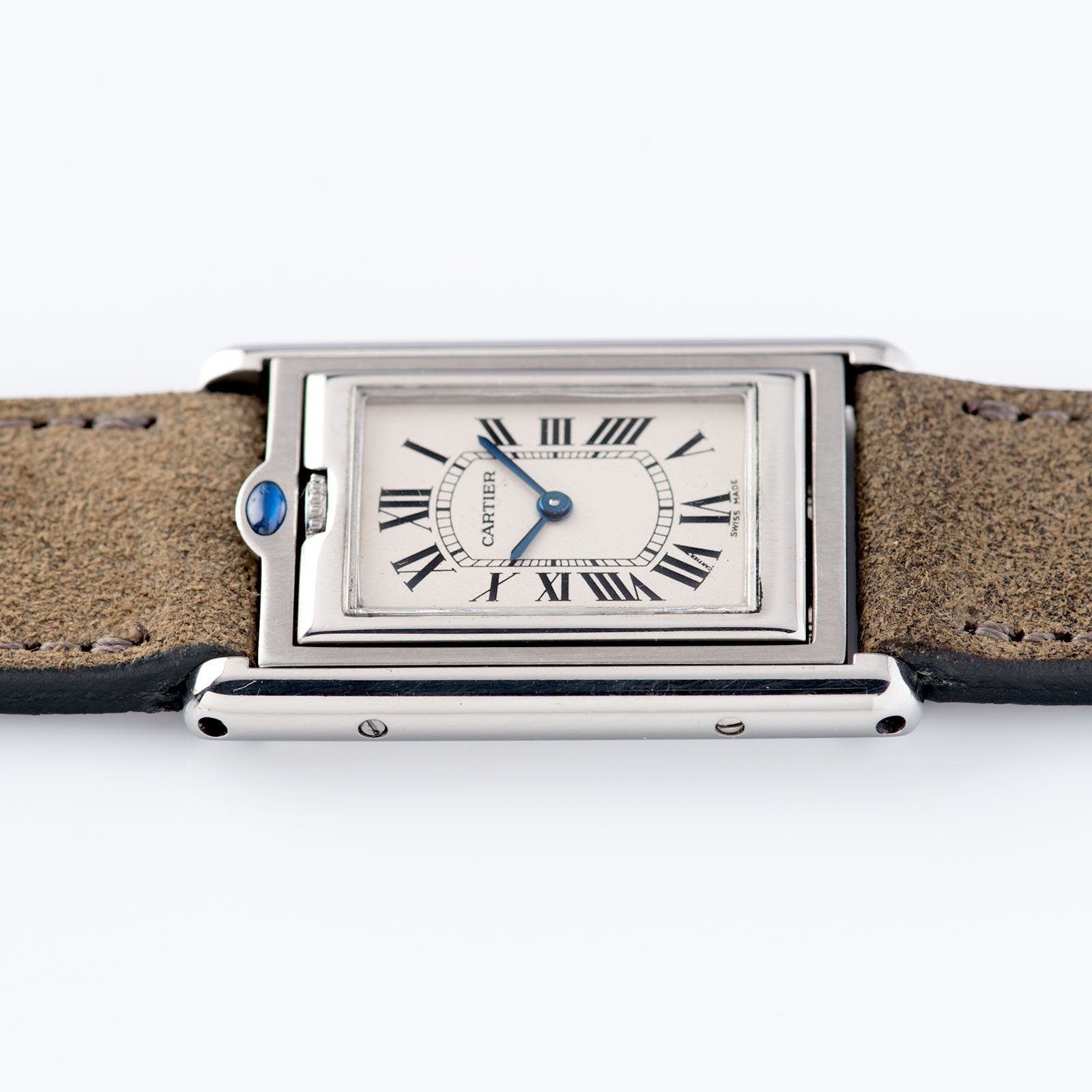 Cartier Tank Basculante Steel 2405