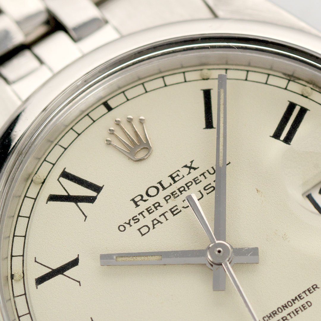 Rolex Datejust Reference 1600 Cream Buckley Dial