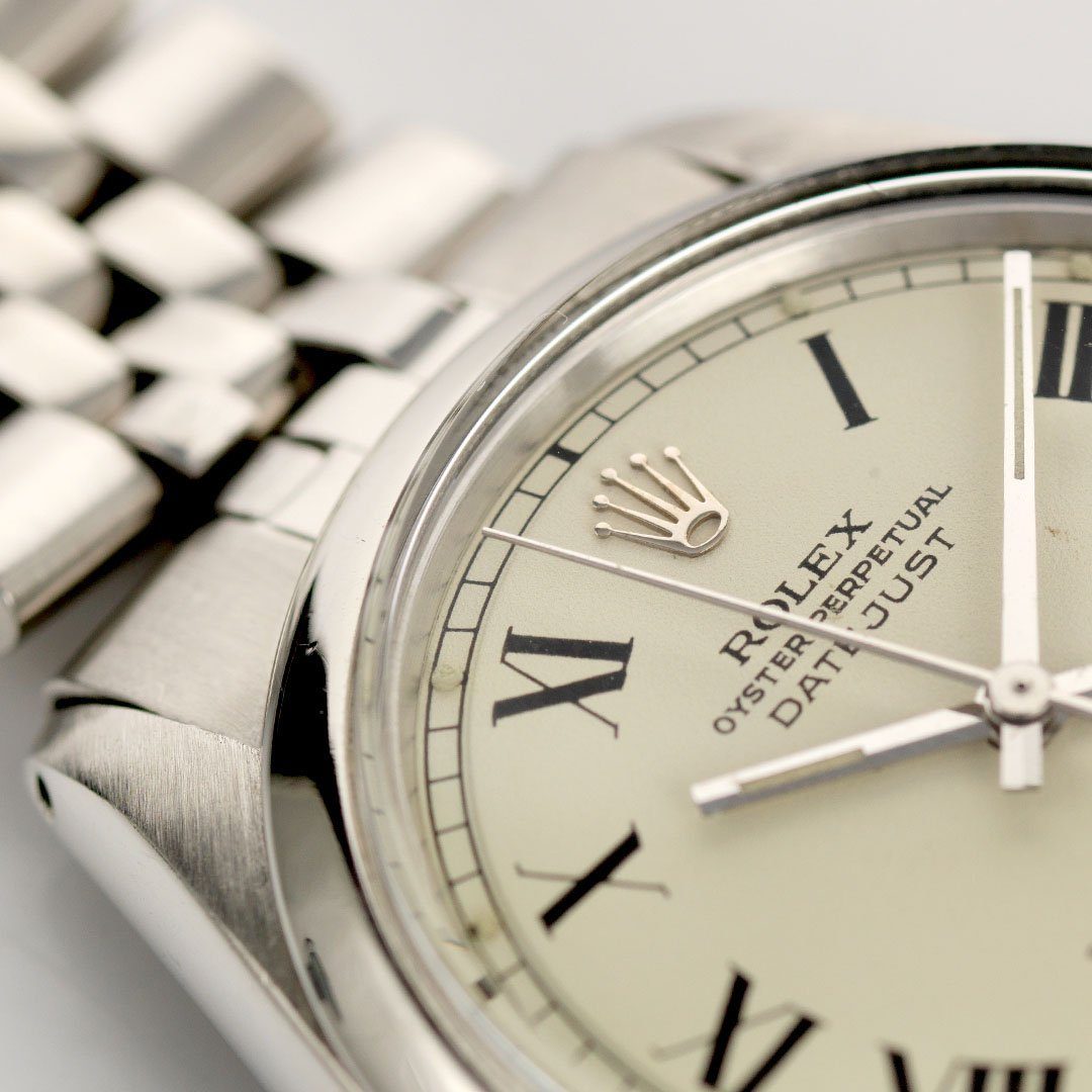 Rolex Datejust Reference 1600 Cream Buckley Dial