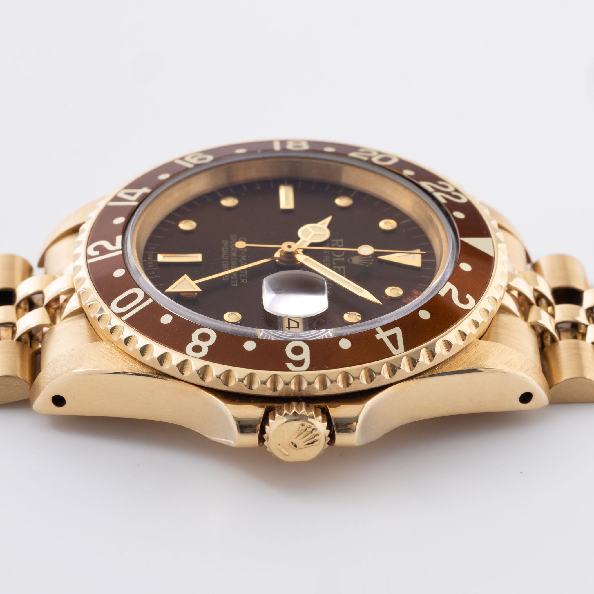 Rolex GMT-Master Brown Nipple Dial Ref 16758 with Papers