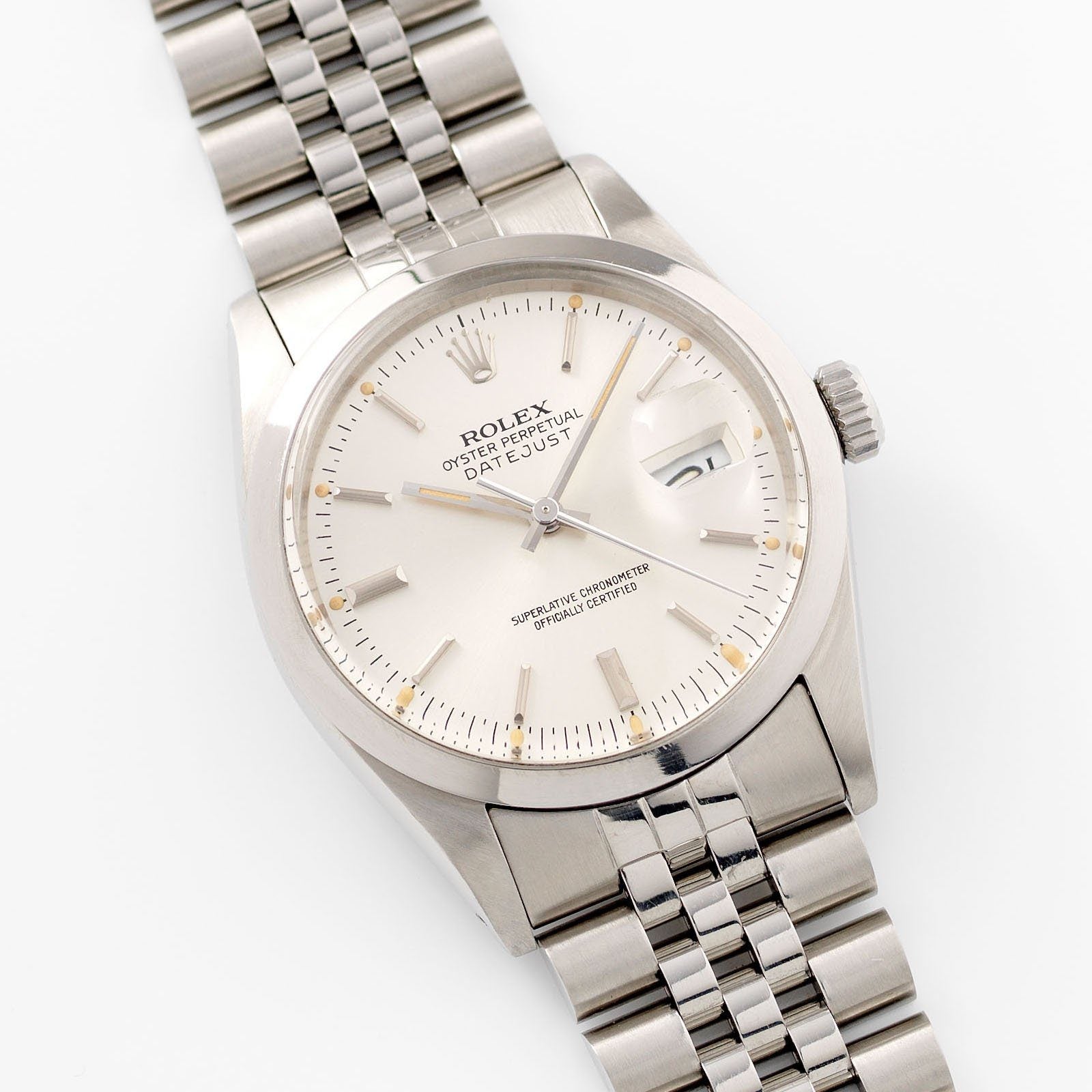 Rolex Datejust Reference 16000 Silver Dial Papers