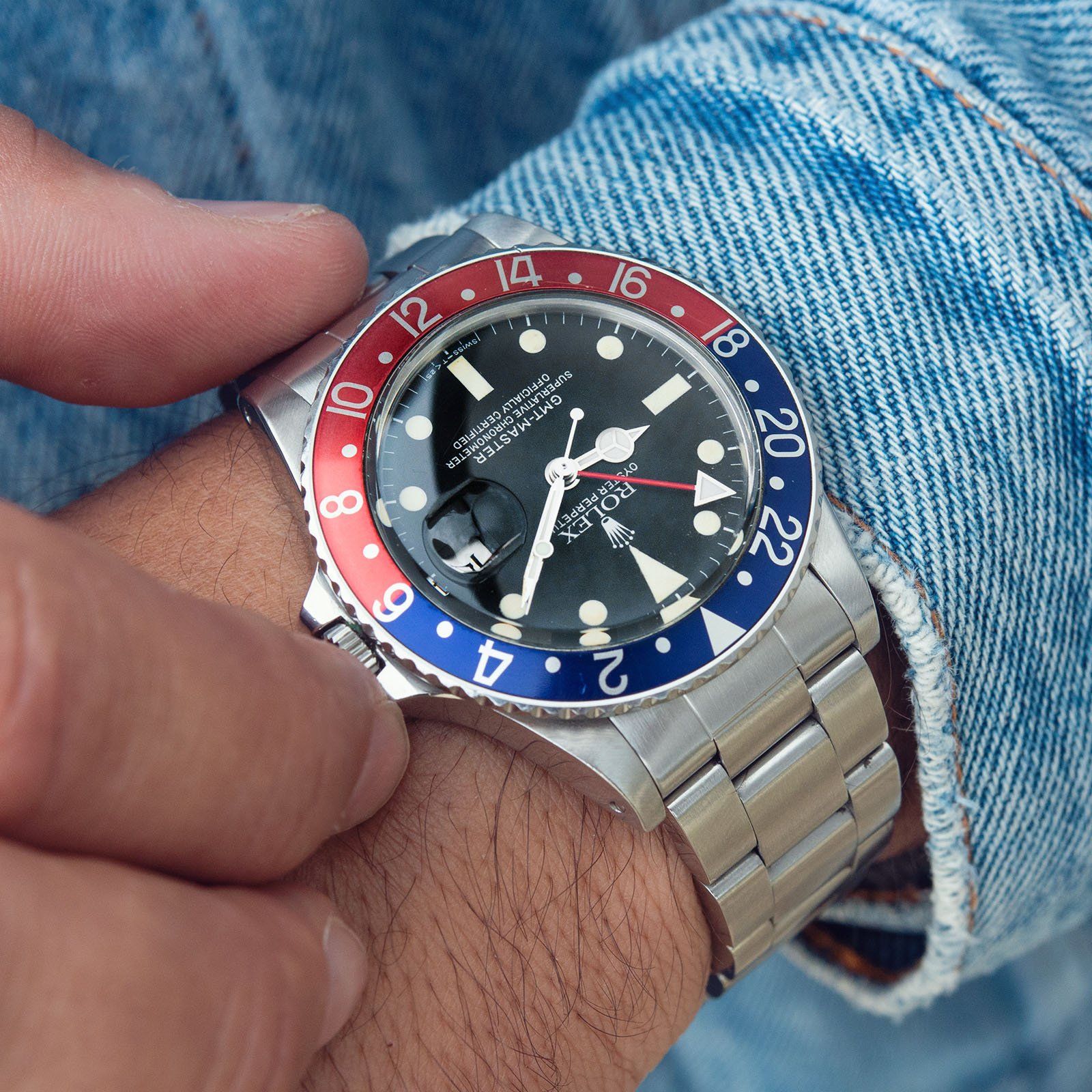 Rolex GMT-Master 16750 Pepsi Full Set