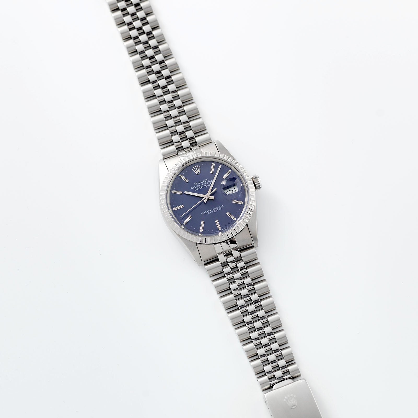 Rolex Datejust Blue Quick Set 16030