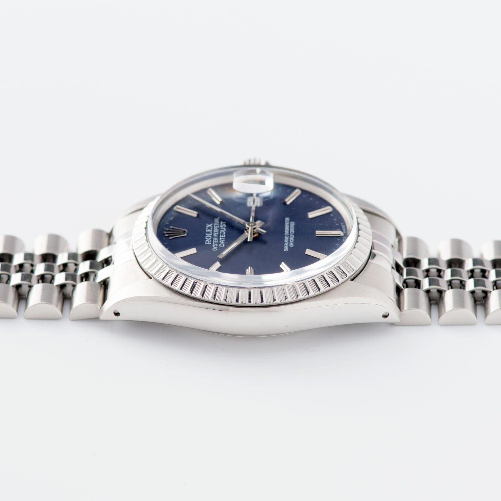 Rolex Datejust Blue Quick Set 16030