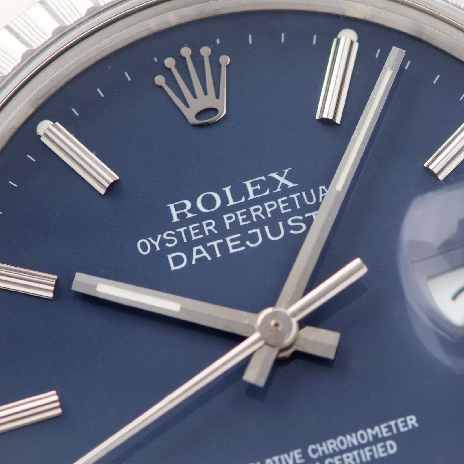 Rolex Datejust Blue Quick Set 16030