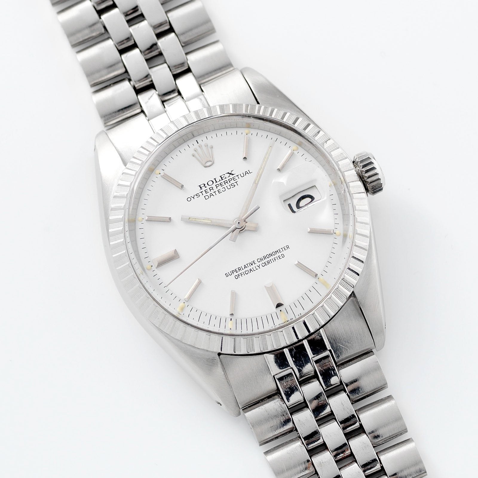 Rolex Datejust Polar White Sigma Dial 1603