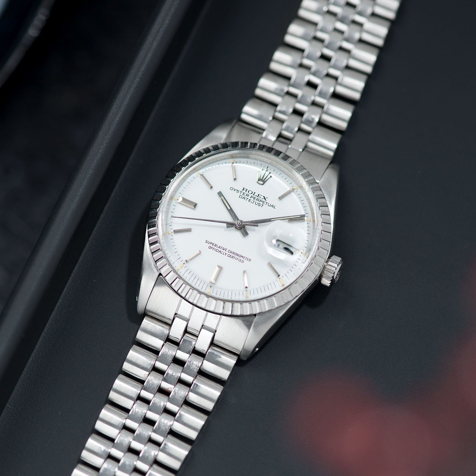 Rolex Datejust Polar White Sigma Dial 1603