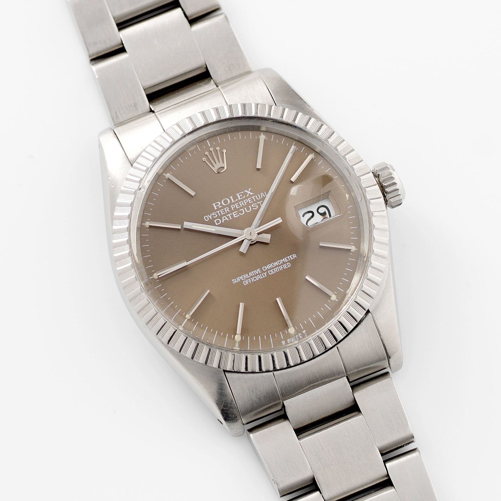 Rolex Datejust Taupe Dial Reference 16030