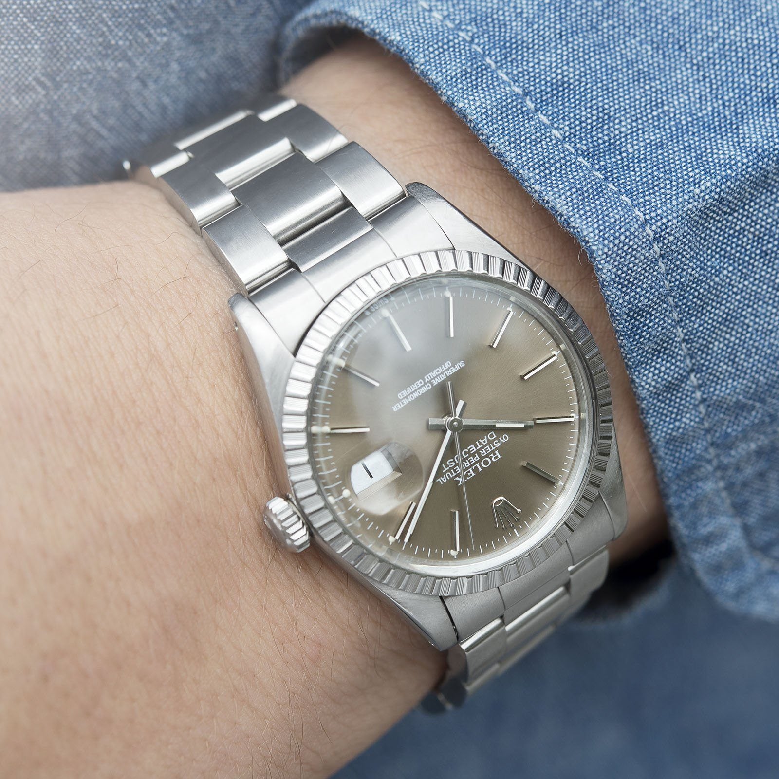 Rolex Datejust Taupe Dial Reference 16030