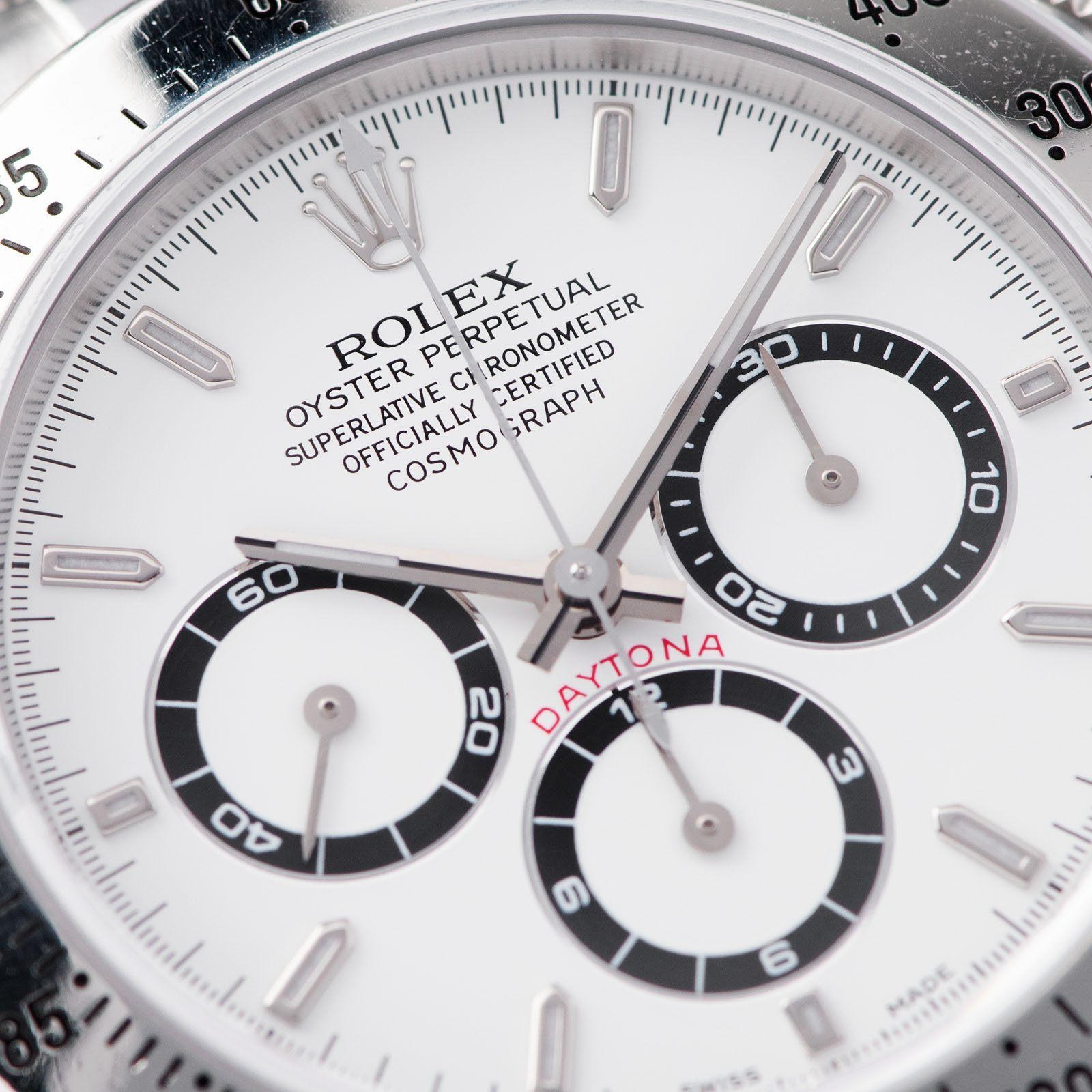 Rolex Daytona Steel 16520 White Dial