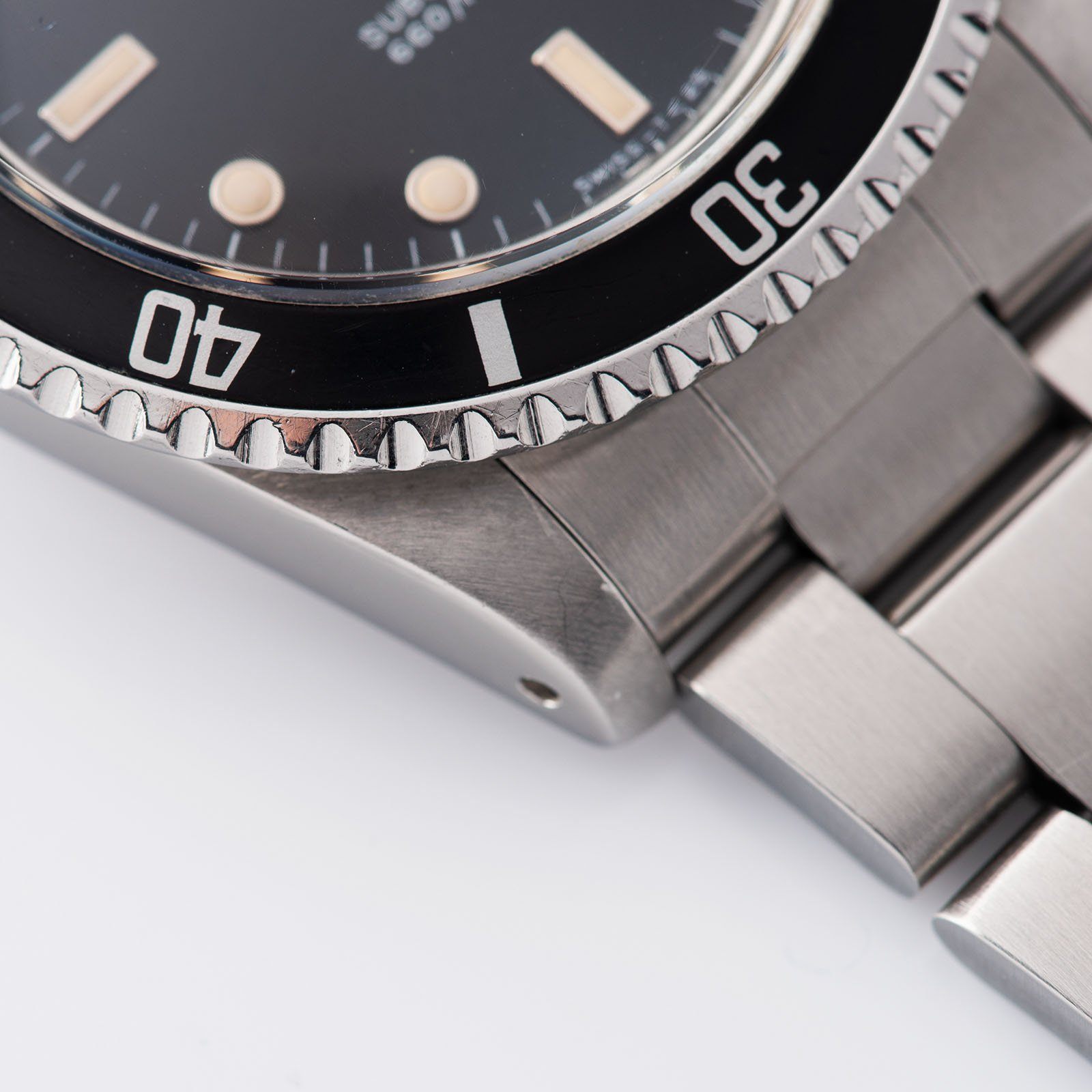 Rolex Submariner 5513 with White Gold Hour Markers