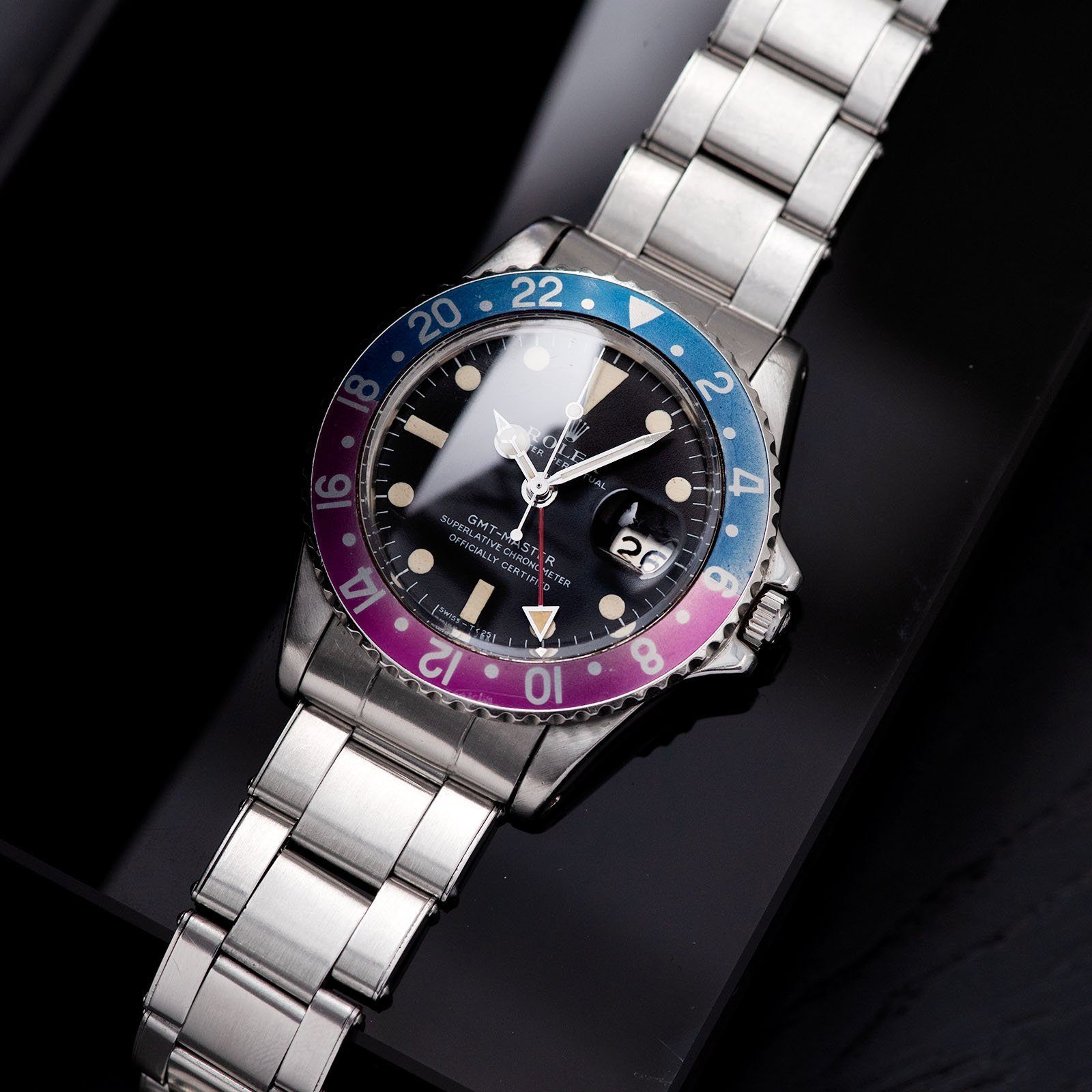 Rolex 1675 Mk1 Long E Pink Lady GMT Master