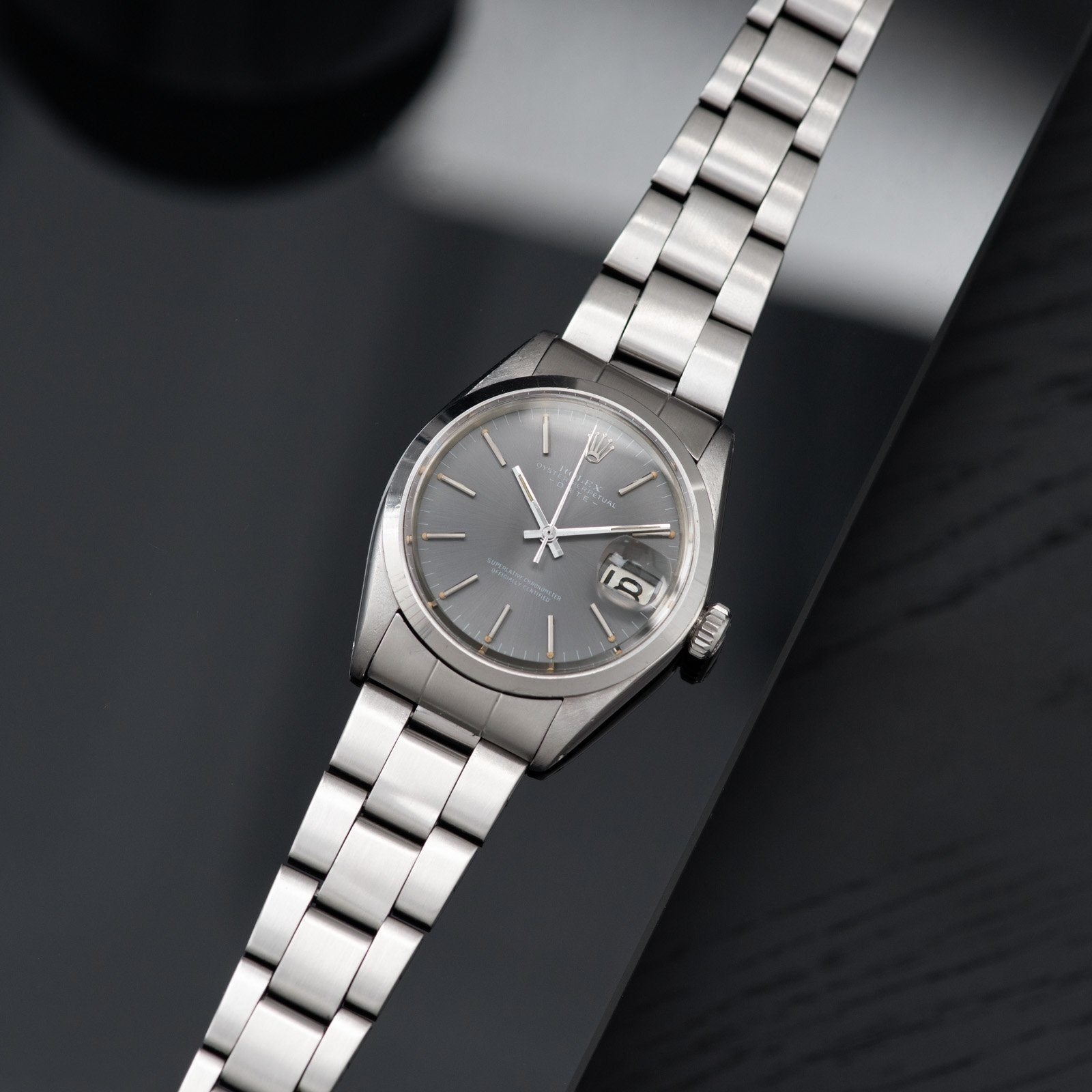 Rolex Date Reference 1500 Grey Dial