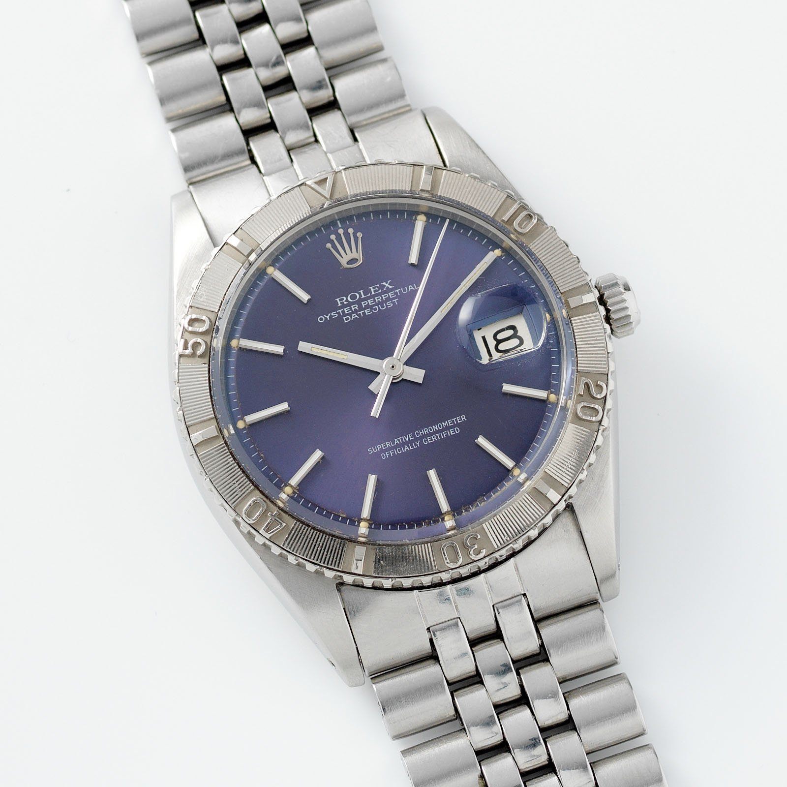 Rolex Datejust Turn-O-Graph Purple Dial Ricciardi 1625