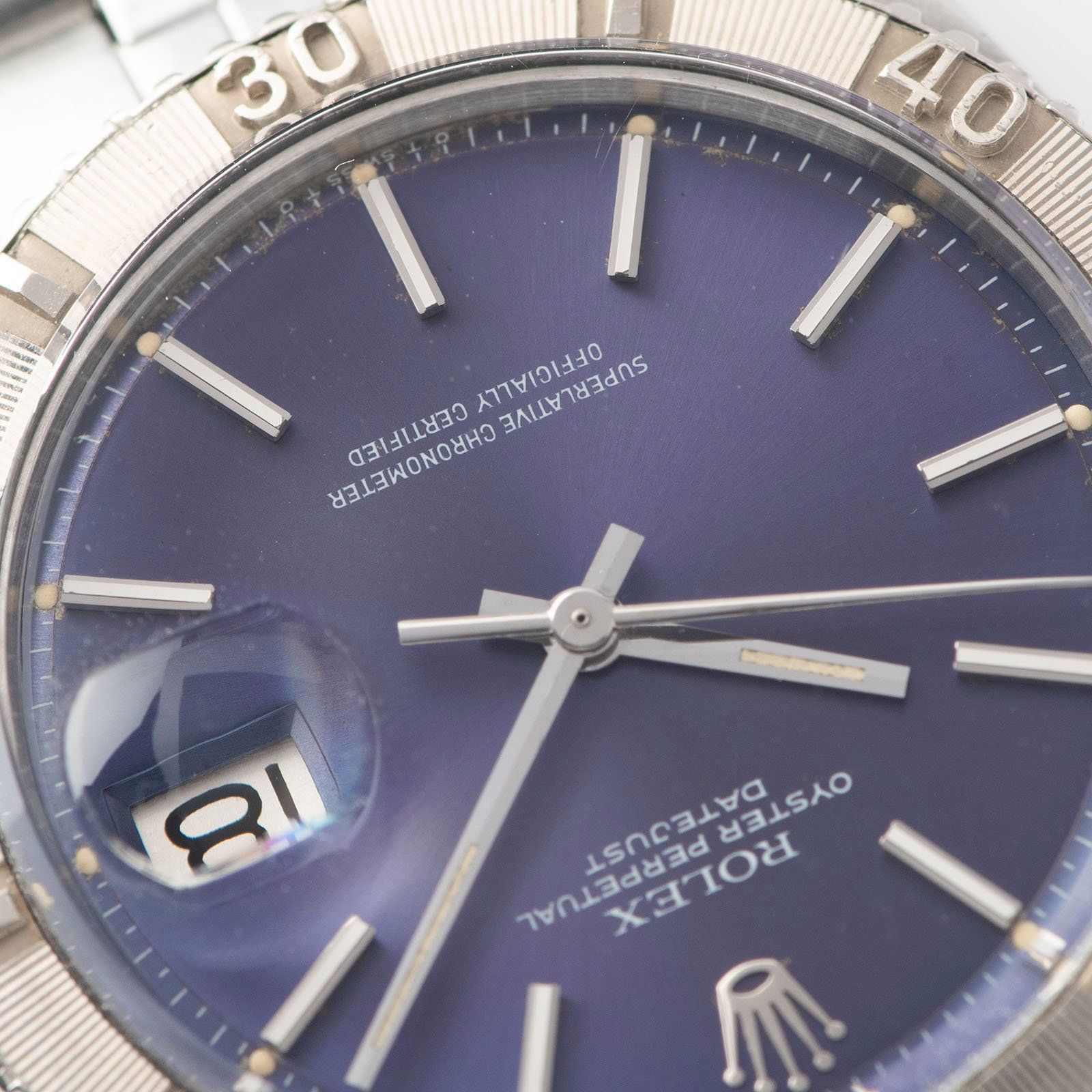 Rolex Datejust Turn-O-Graph Purple Dial Ricciardi 1625