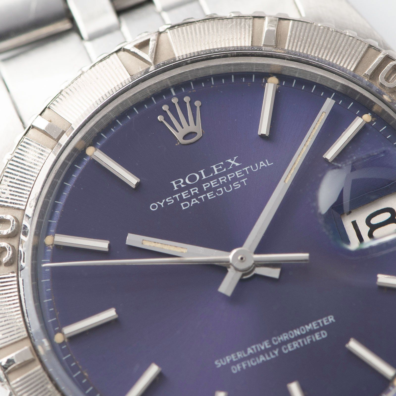 Rolex Datejust Turn-O-Graph Purple Dial Ricciardi 1625