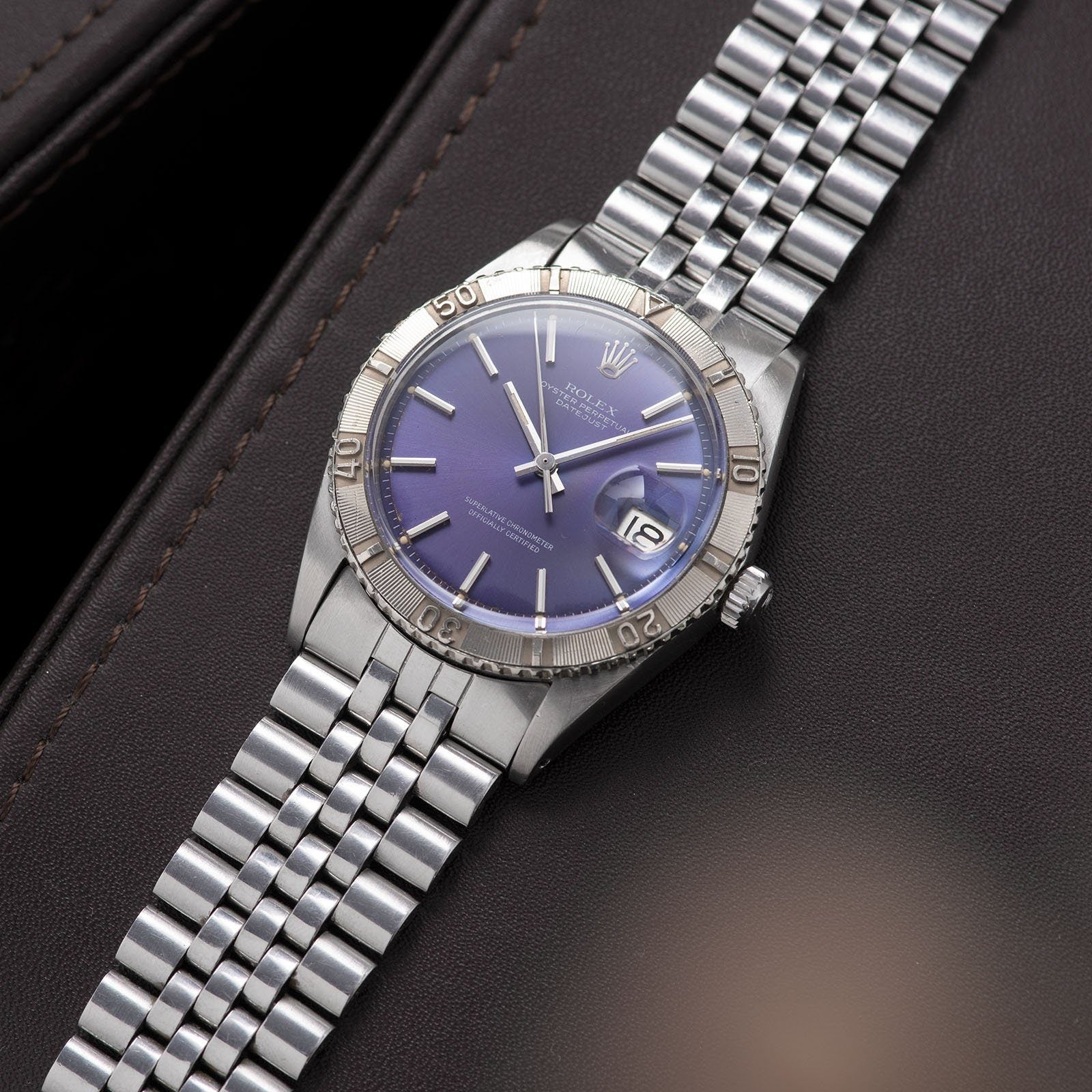 Rolex Datejust Turn-O-Graph Purple Dial Ricciardi 1625