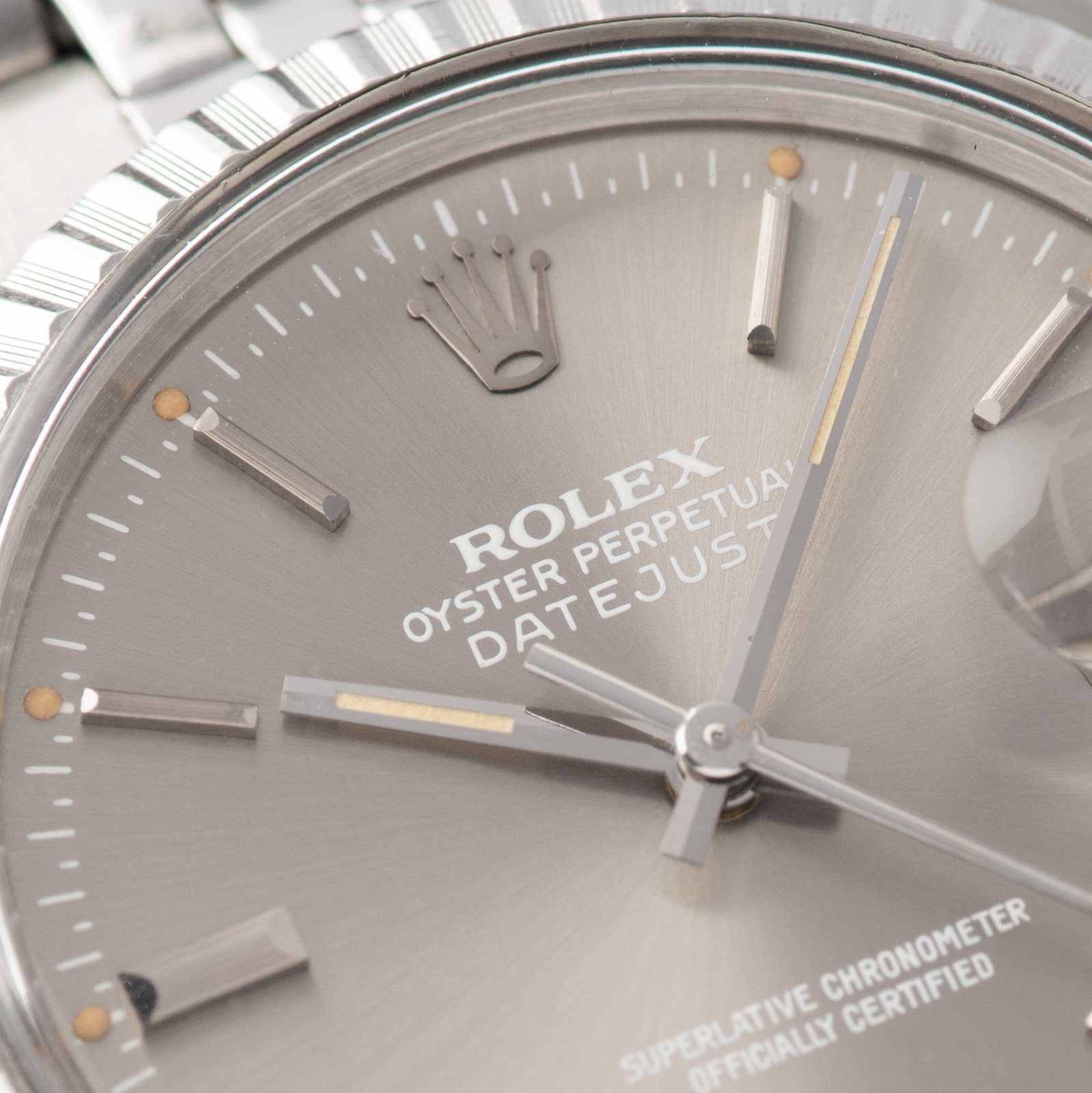 Rolex Datejust Grey Soleil Dial 16030