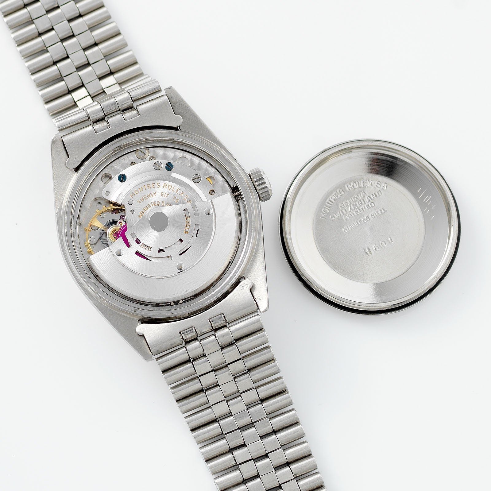 Rolex Datejust 1601 Silver Wide Boy Dial