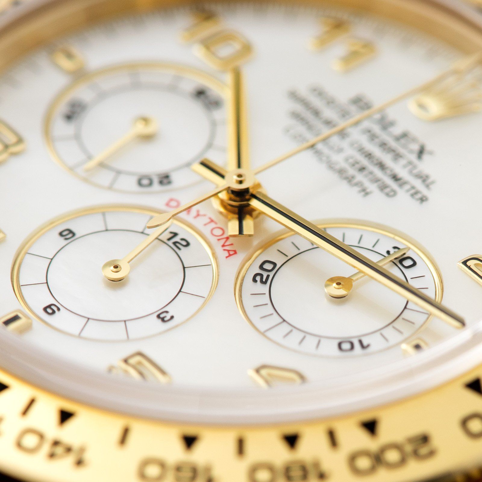 Rolex Daytona Yellow Gold 16518 MOP Dial