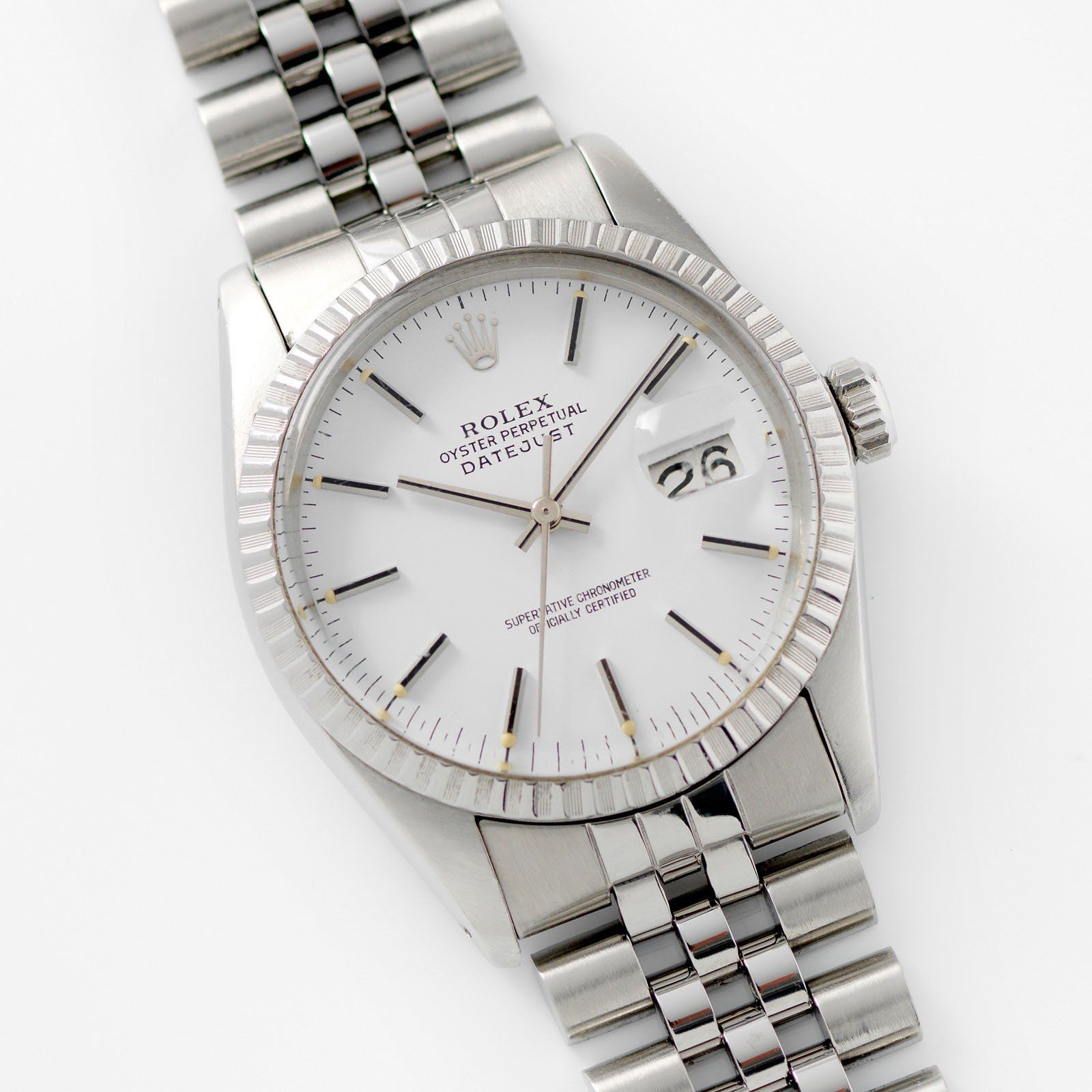 Rolex Datejust Polar White Dial 16030