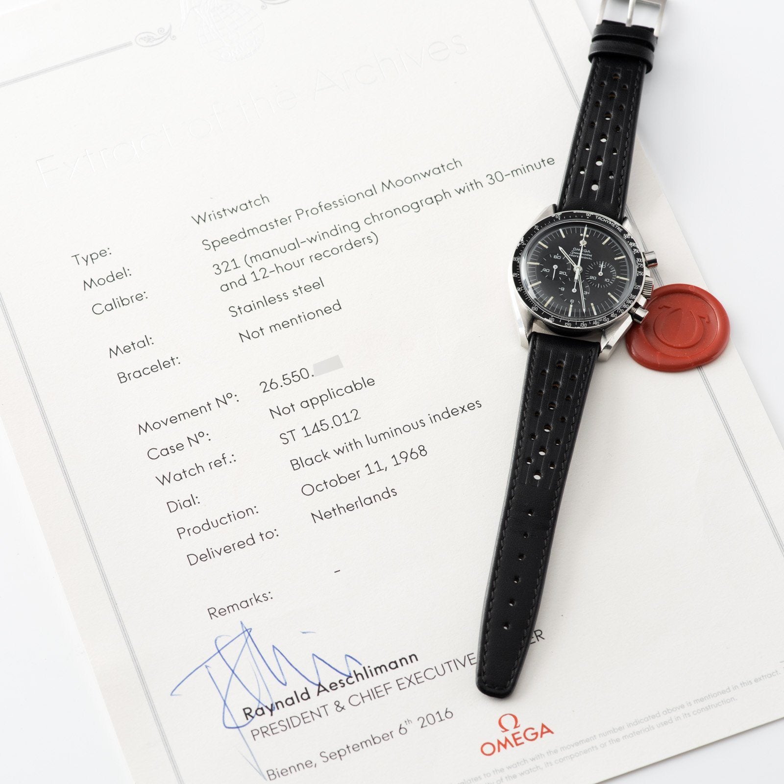 Omega Speedmaster Professional 145.012