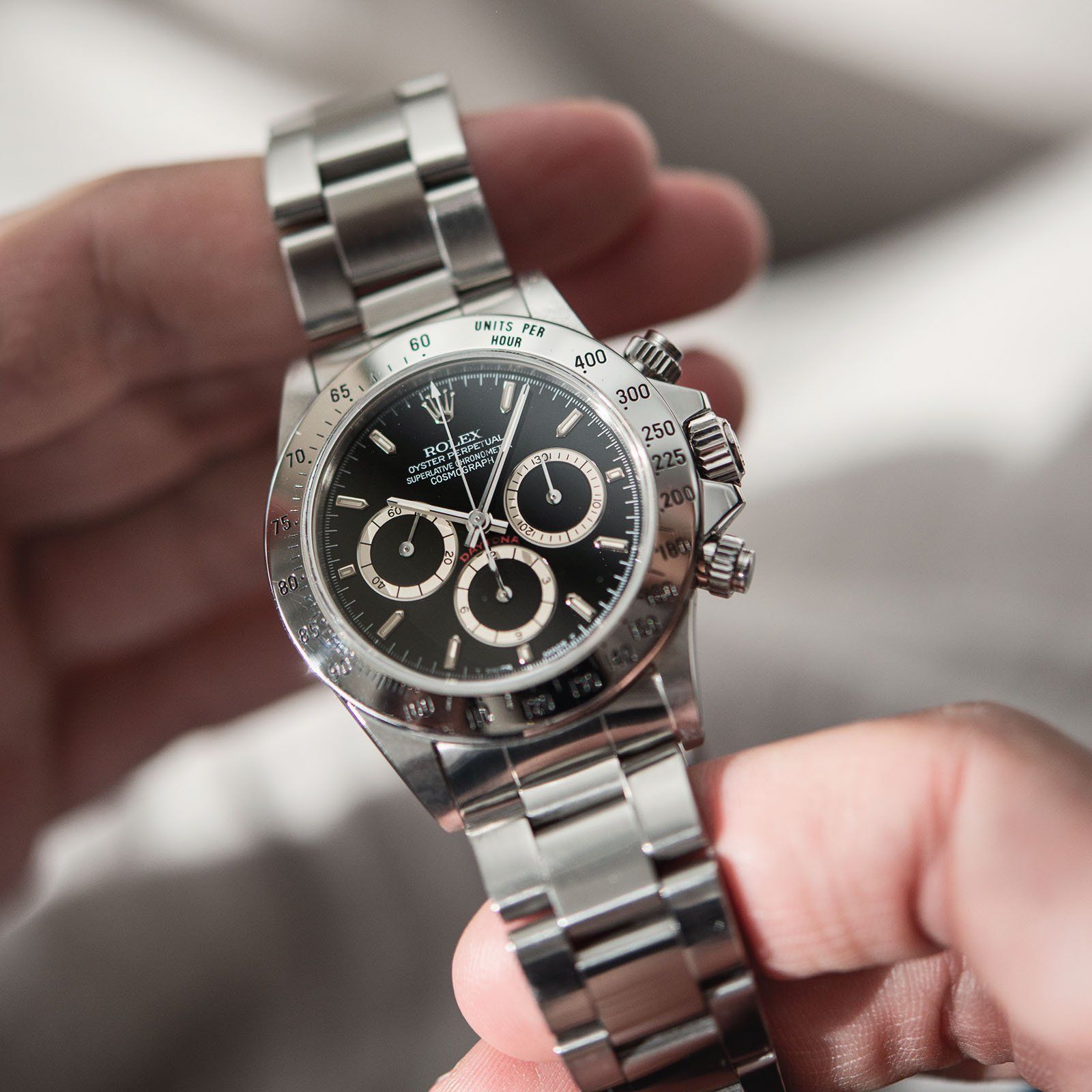 Rolex Daytona Steel 16520 Black Four Line Dial