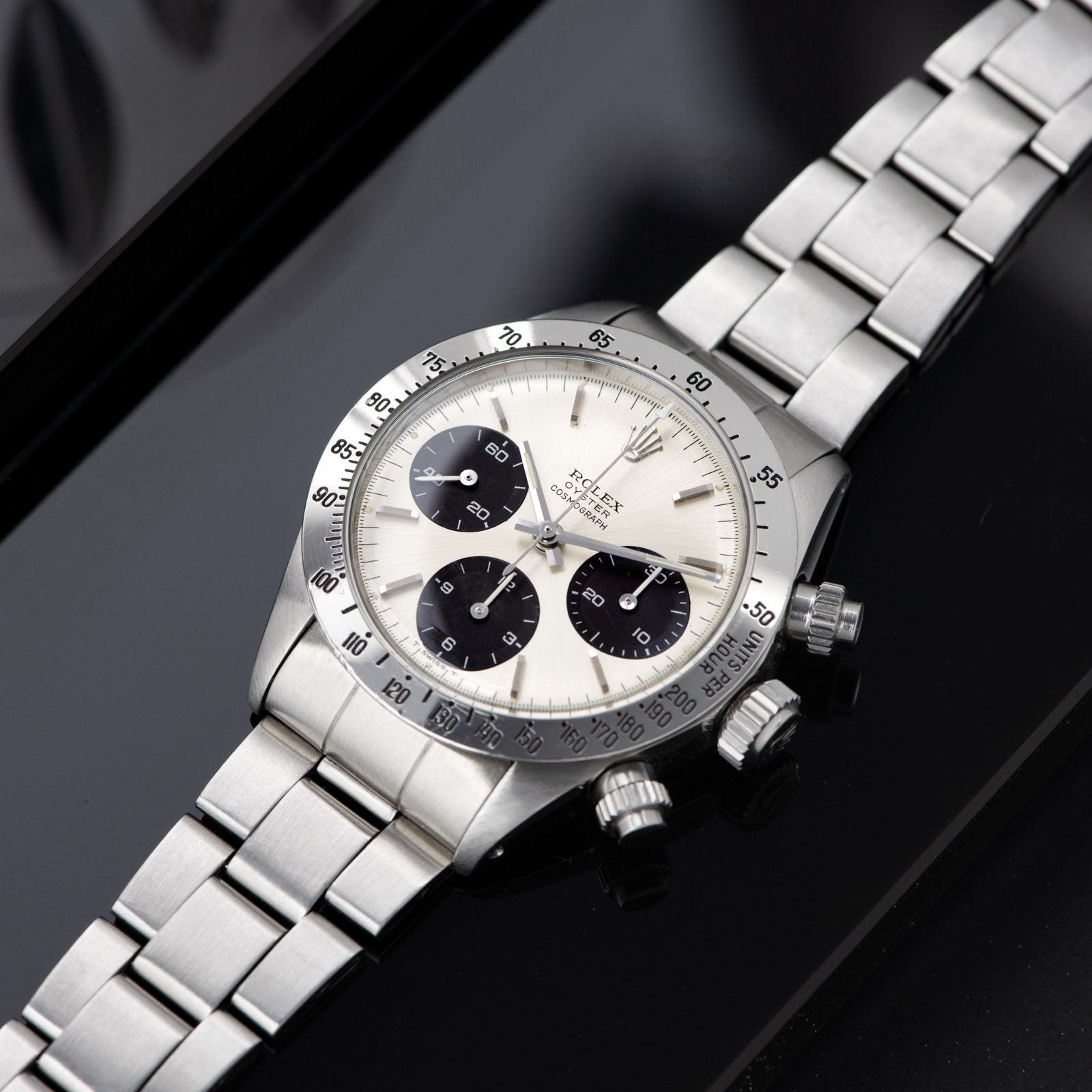 Rolex Daytona 6265 Big Eye Silver Dial