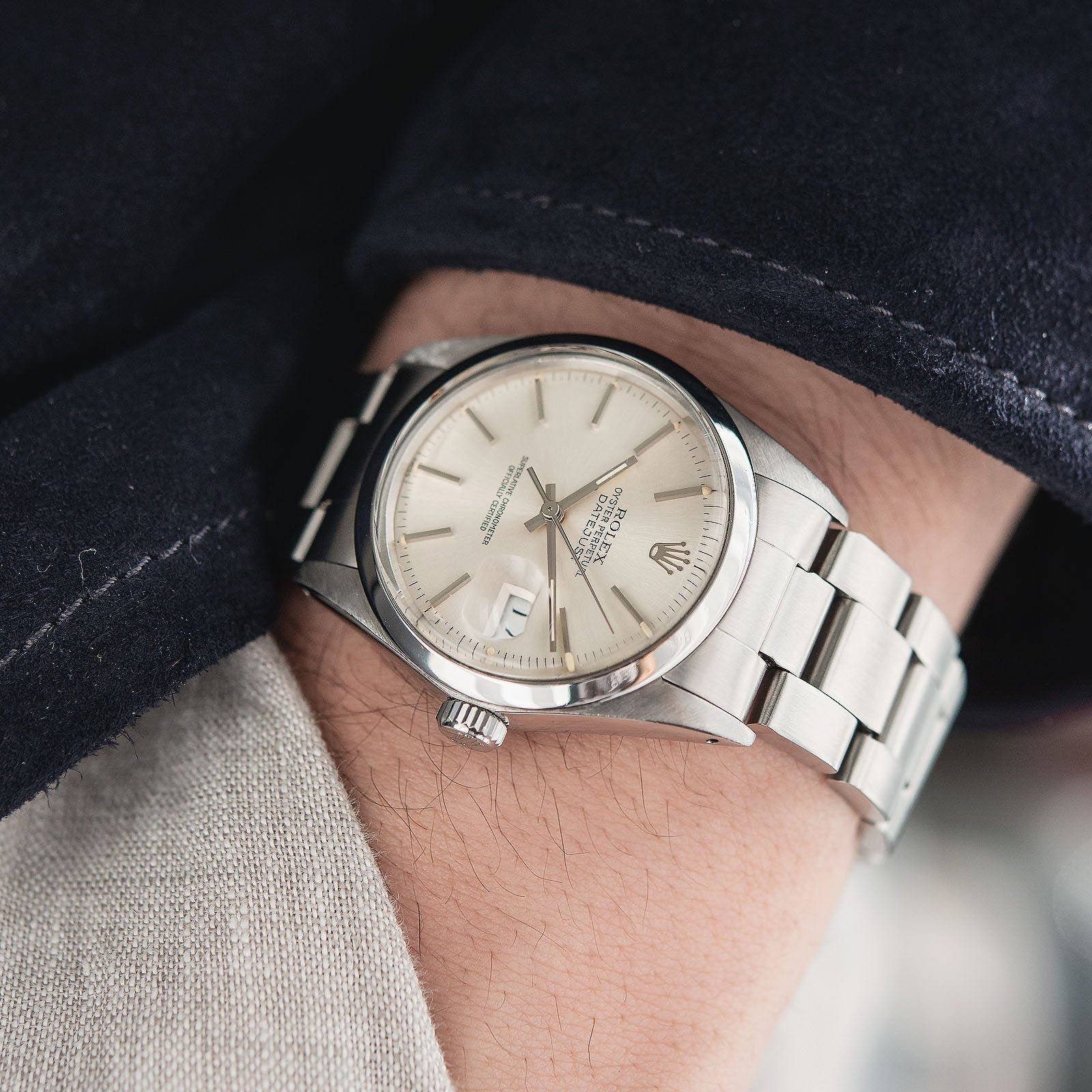 Rolex Datejust Reference 16000 Silver Dial