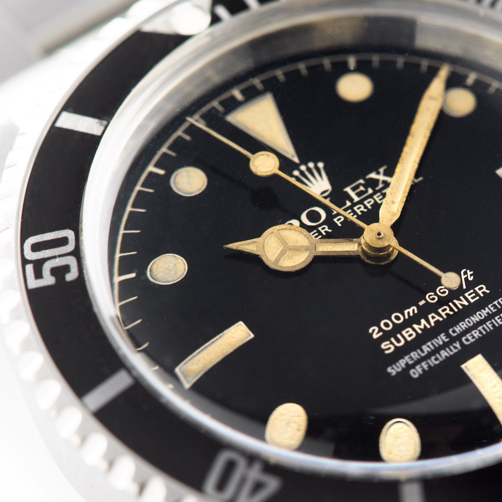 Rolex Submariner 5512 Gilt Four-Line Chapter Ring Dial