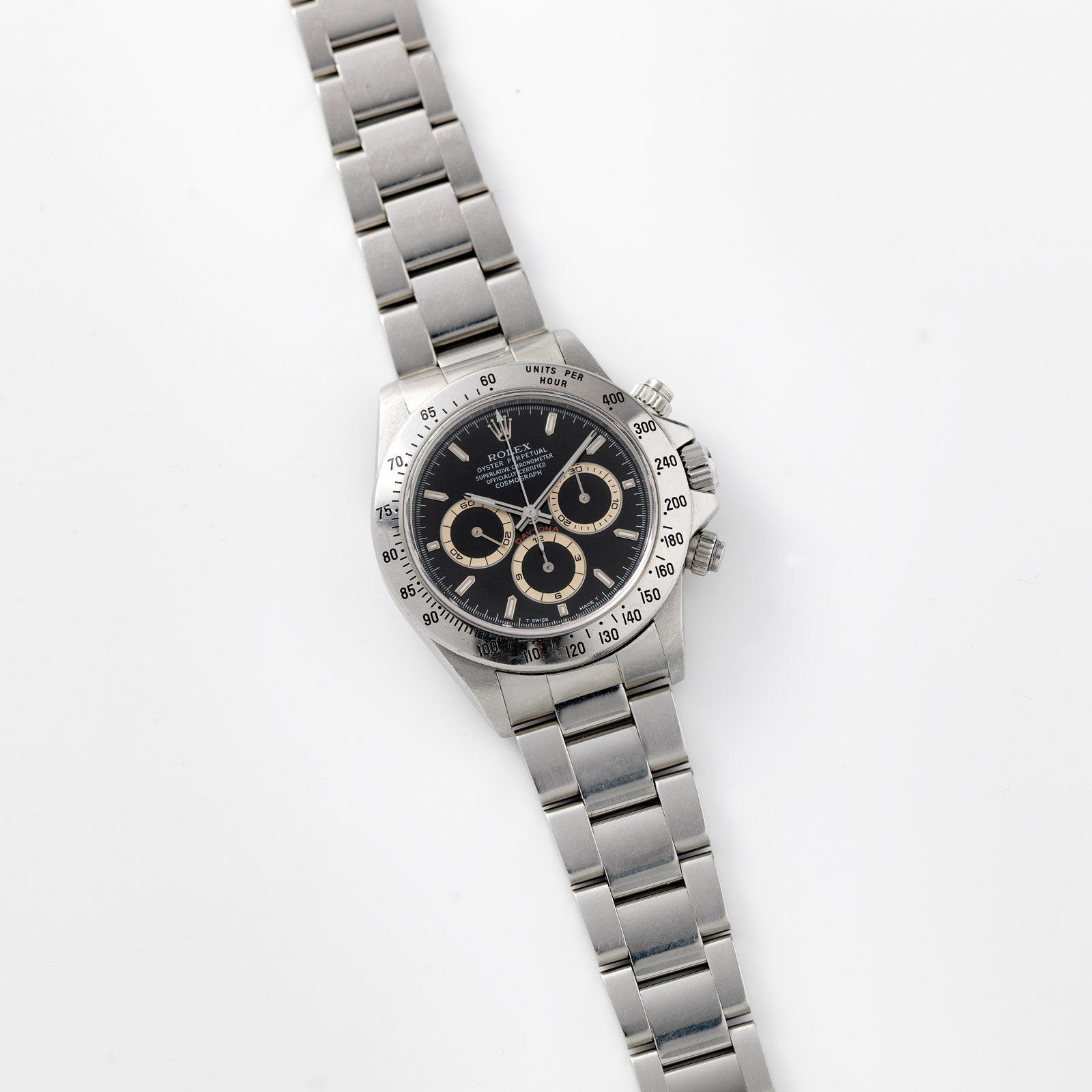 Rolex Daytona Steel 16520 Black Dial U-Series