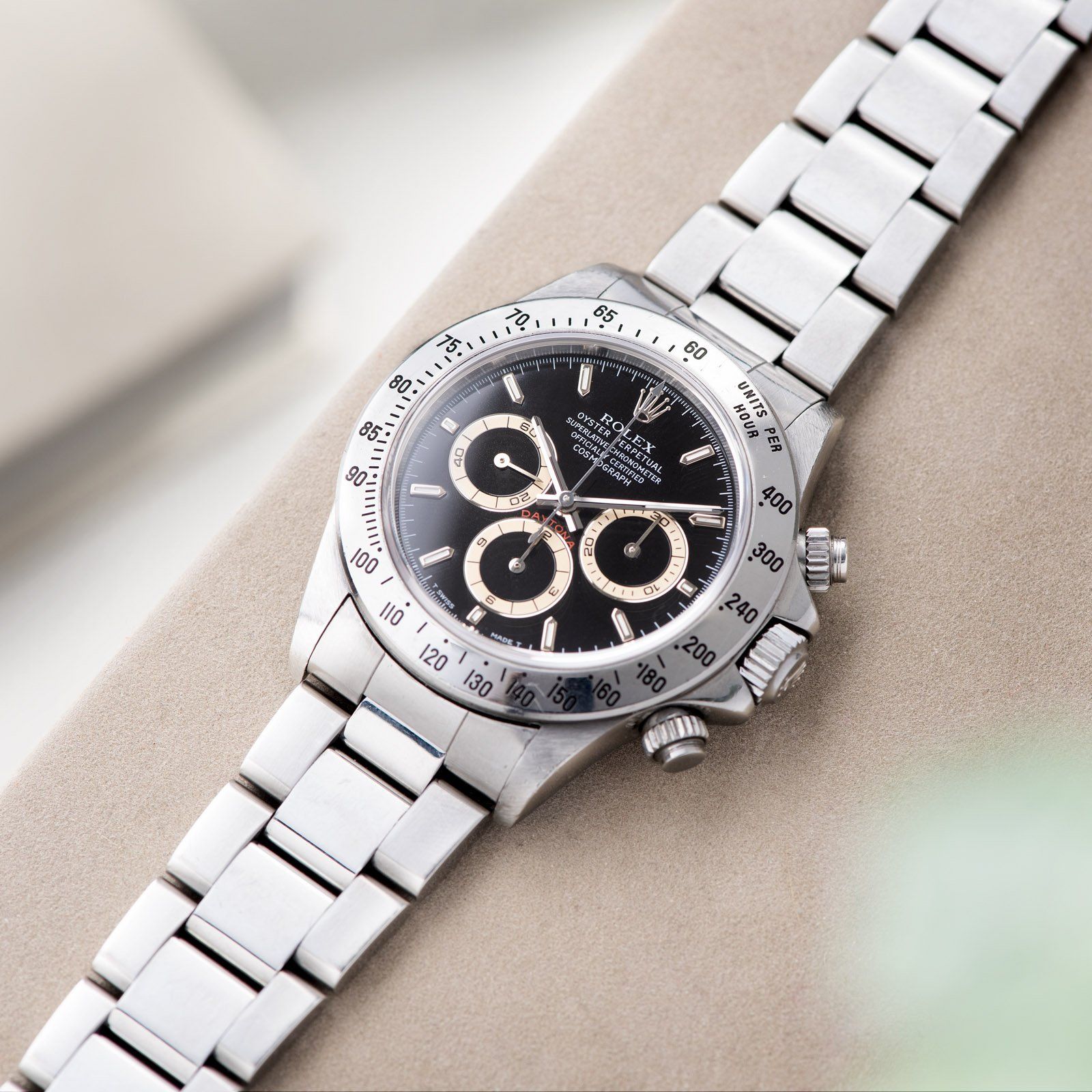 Rolex Daytona Steel 16520 Black Dial U-Series