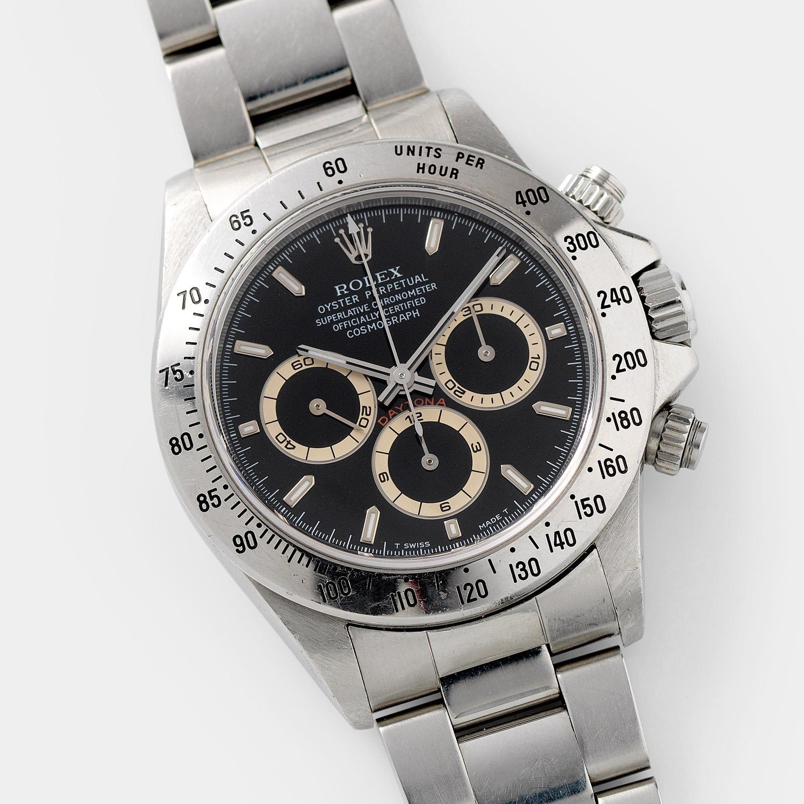 Rolex Daytona Steel 16520 Black Dial U-Series