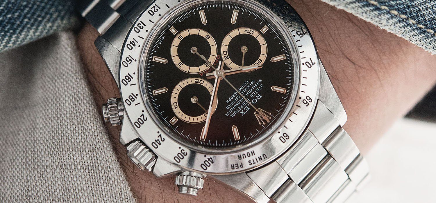 Rolex Daytona Steel 16520 Black Dial U-Series