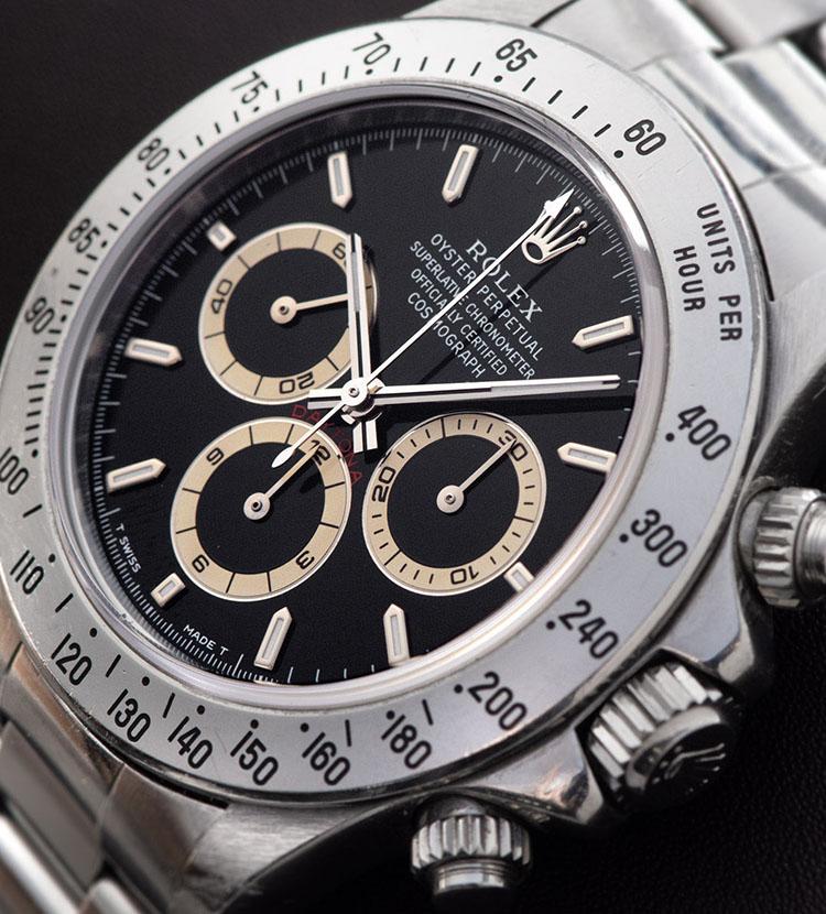 Rolex Daytona Steel 16520 Black Dial U-Series