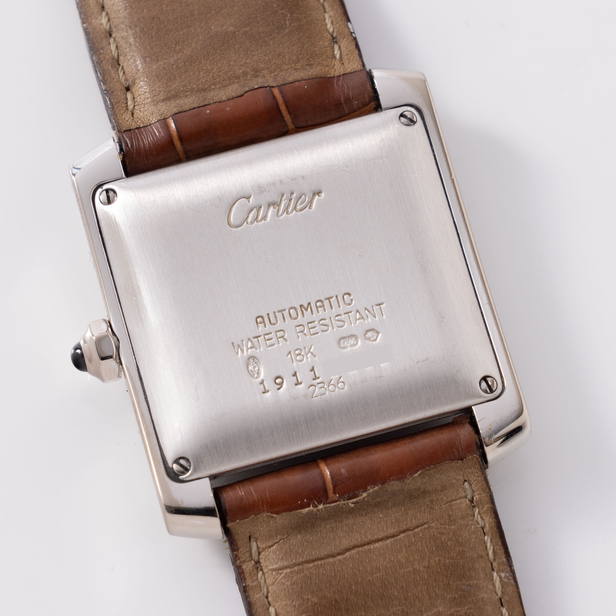 Cartier Tank Francaise in 18kt White Gold Ref 2366