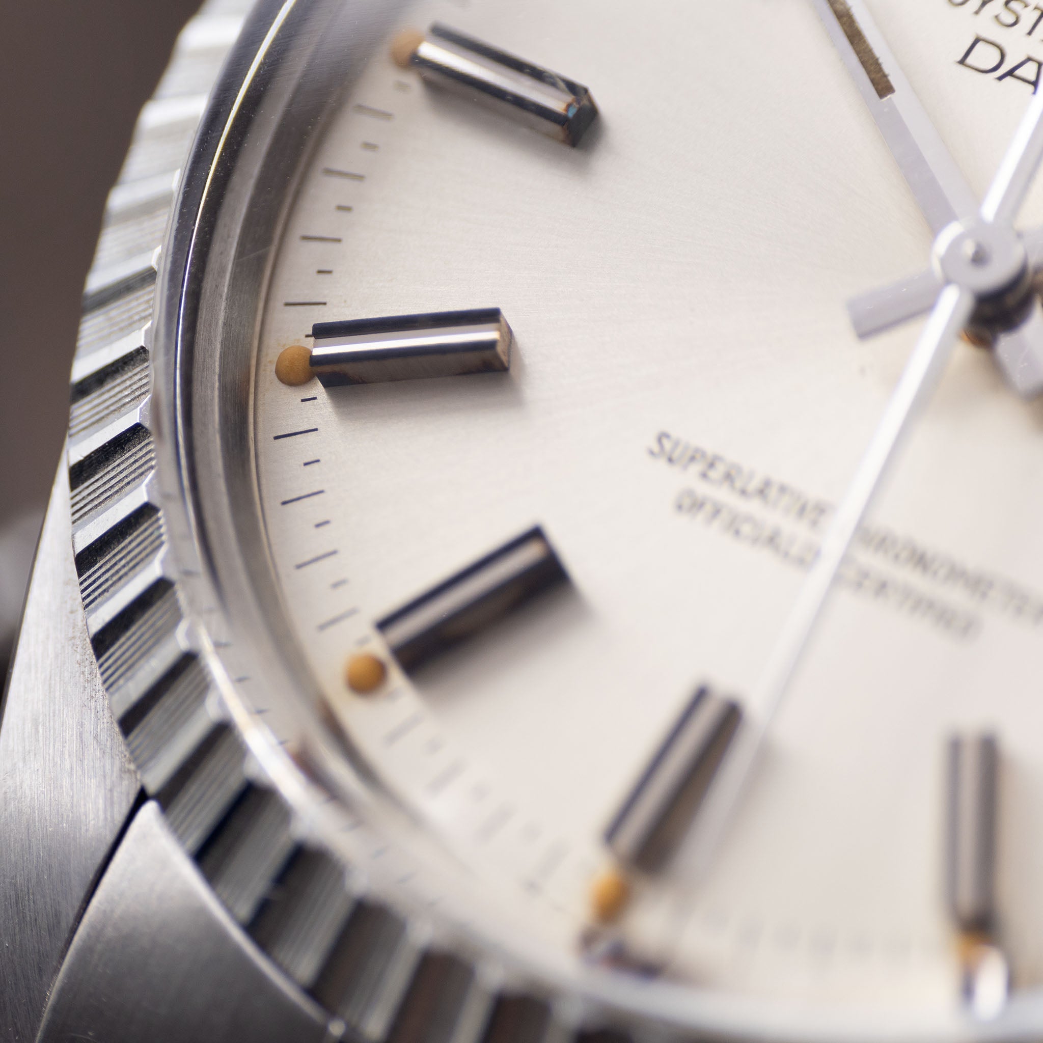 Rolex Datejust 16030 Patina Silver Dial with Rolex papers