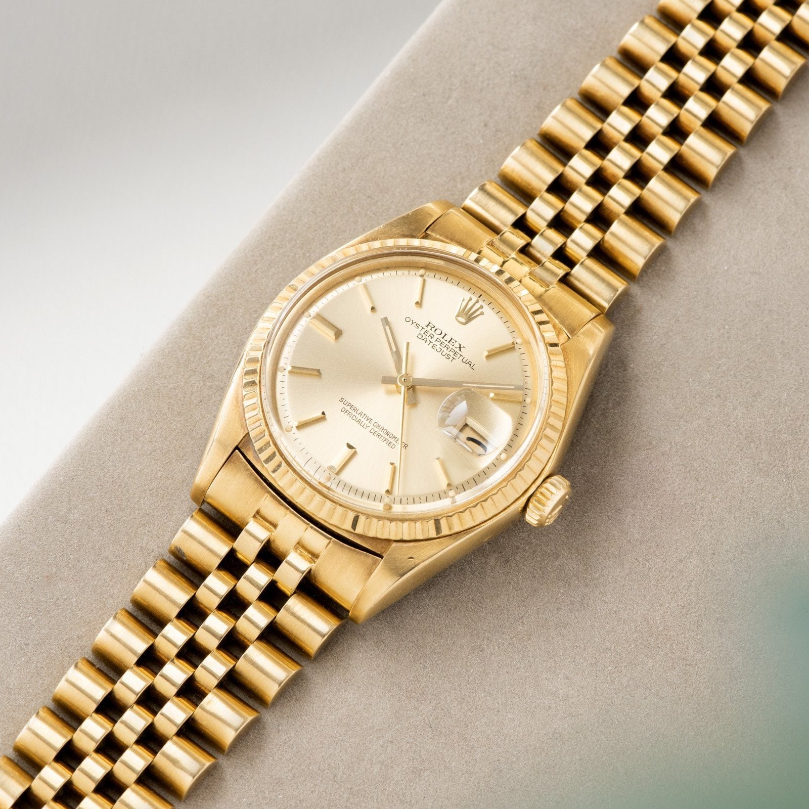 Rolex Datejust Yellow Gold 1601 Sigma Dial