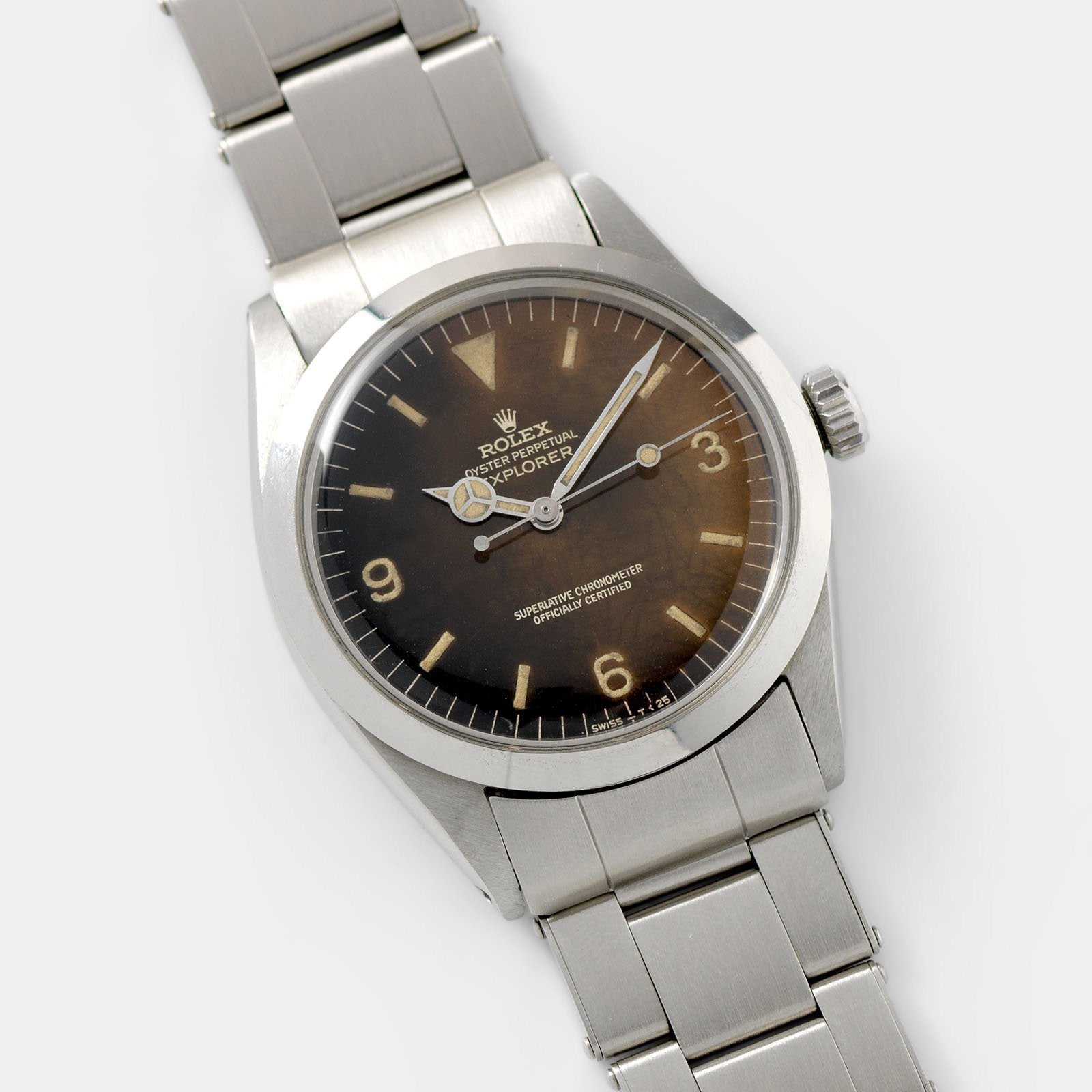 Rolex Explorer Gilt Tropical Dial Reference 1016