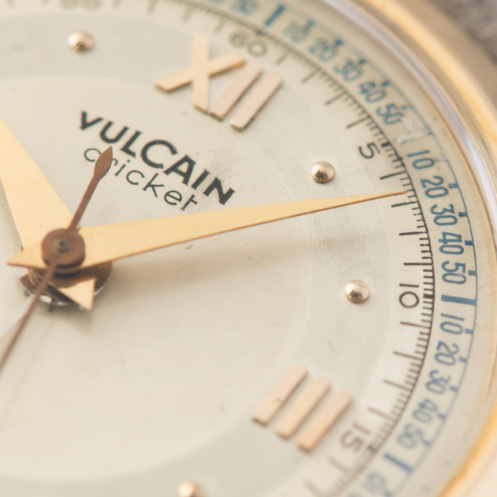 Vulcain Cricket Rose Gold Alarm Watch