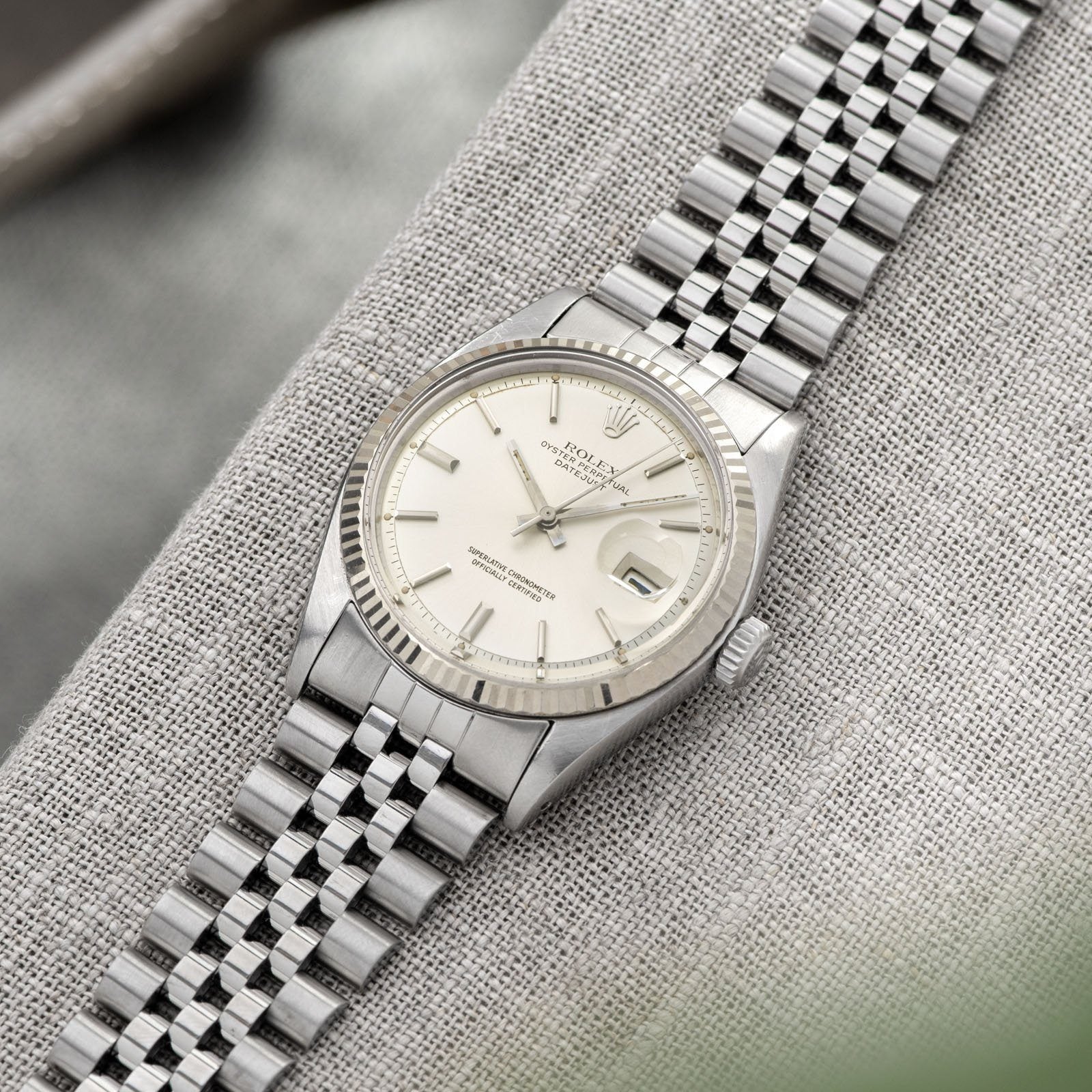 Rolex Datejust 1601 Silver Sigma Dial