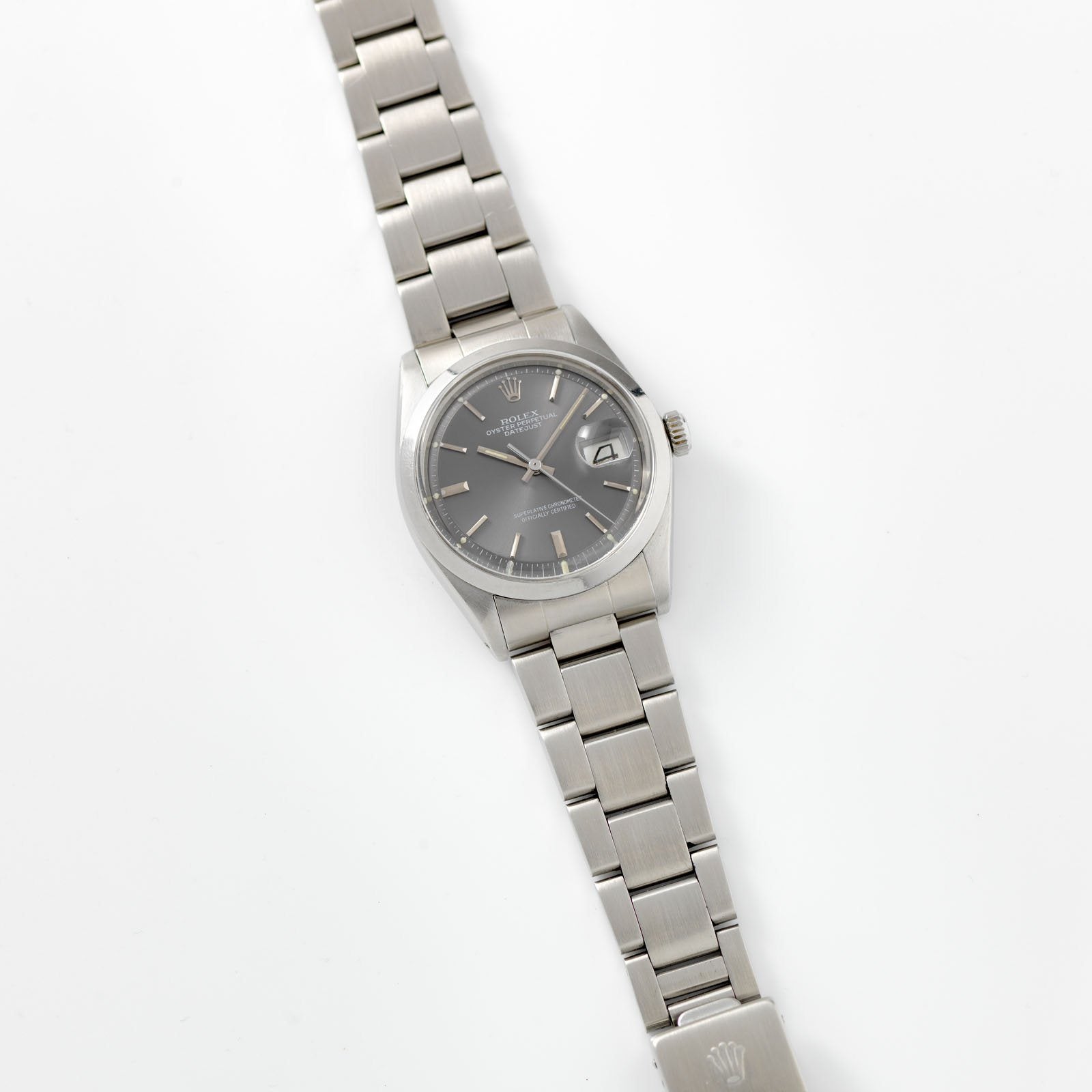 Rolex Datejust Reference 1600 Grey Dial